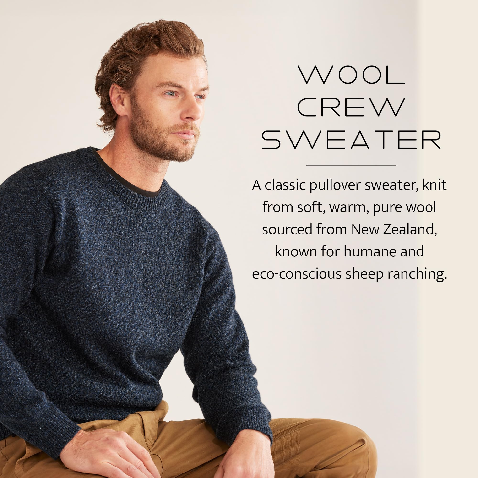 Pendleton Men's Shetland Wool Pullover Sweater - Warm & Cozy Winter Knitwear for Outdoor Activities & Casual Wear