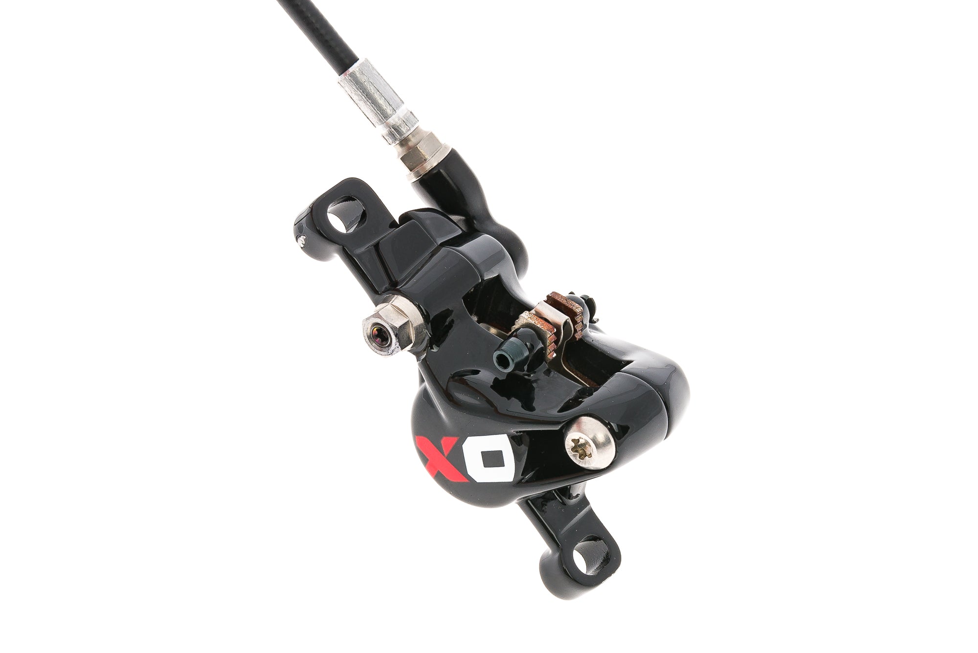 Avid X0 Left/Front Hydraulic Disc Brake Set - High Performance Mountain Bike Brakes for Trail & Downhill Riding - Black
