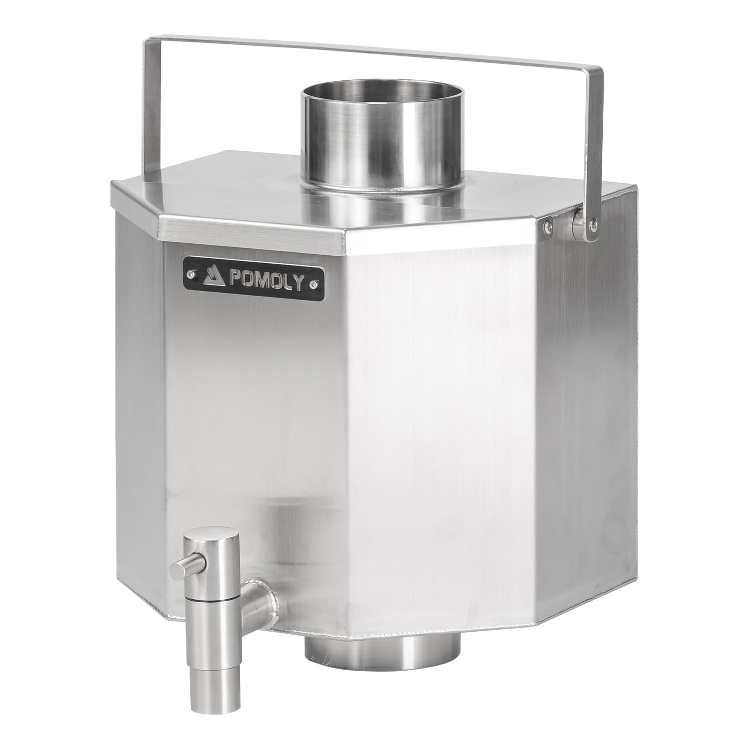 Portable Stainless Steel Water Tank for Camping Tent Stove - 7cm/2.76in Chimney Pipe Diameter - Perfect for Outdoor Heating & Hot Water Supply in Wilderness Camping, Hiking, and Survival Situations