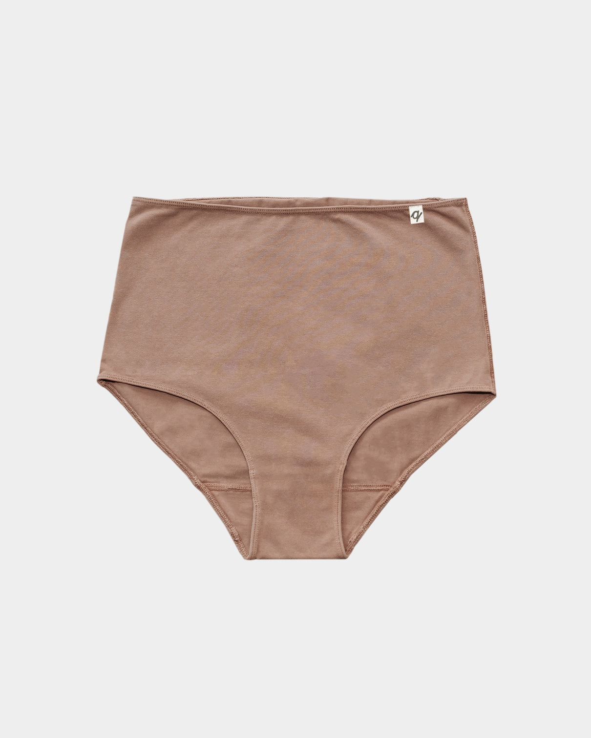 Organic Cotton High Waist Women's Underwear - 95% Natural Plant-Dyed Briefs (2-Pack) | Comfortable Everyday Wear & Yoga