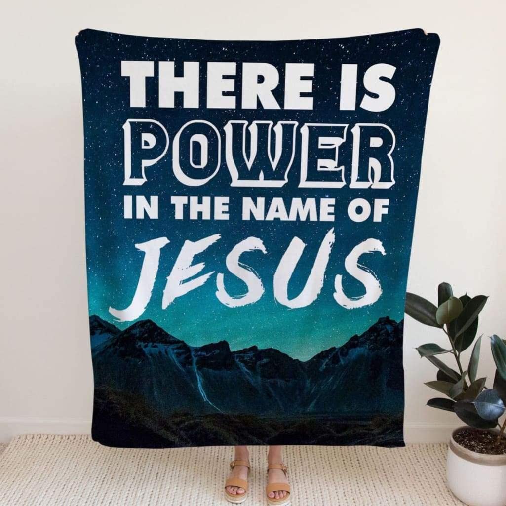 Jesus Prayer Blanket - Soft Fleece Christian Blanket with Bible Verses, Religious & Catholic Gift for Worship, Comfort & Spiritual Healing - Perfect for Church, Bible Study & Prayer Time