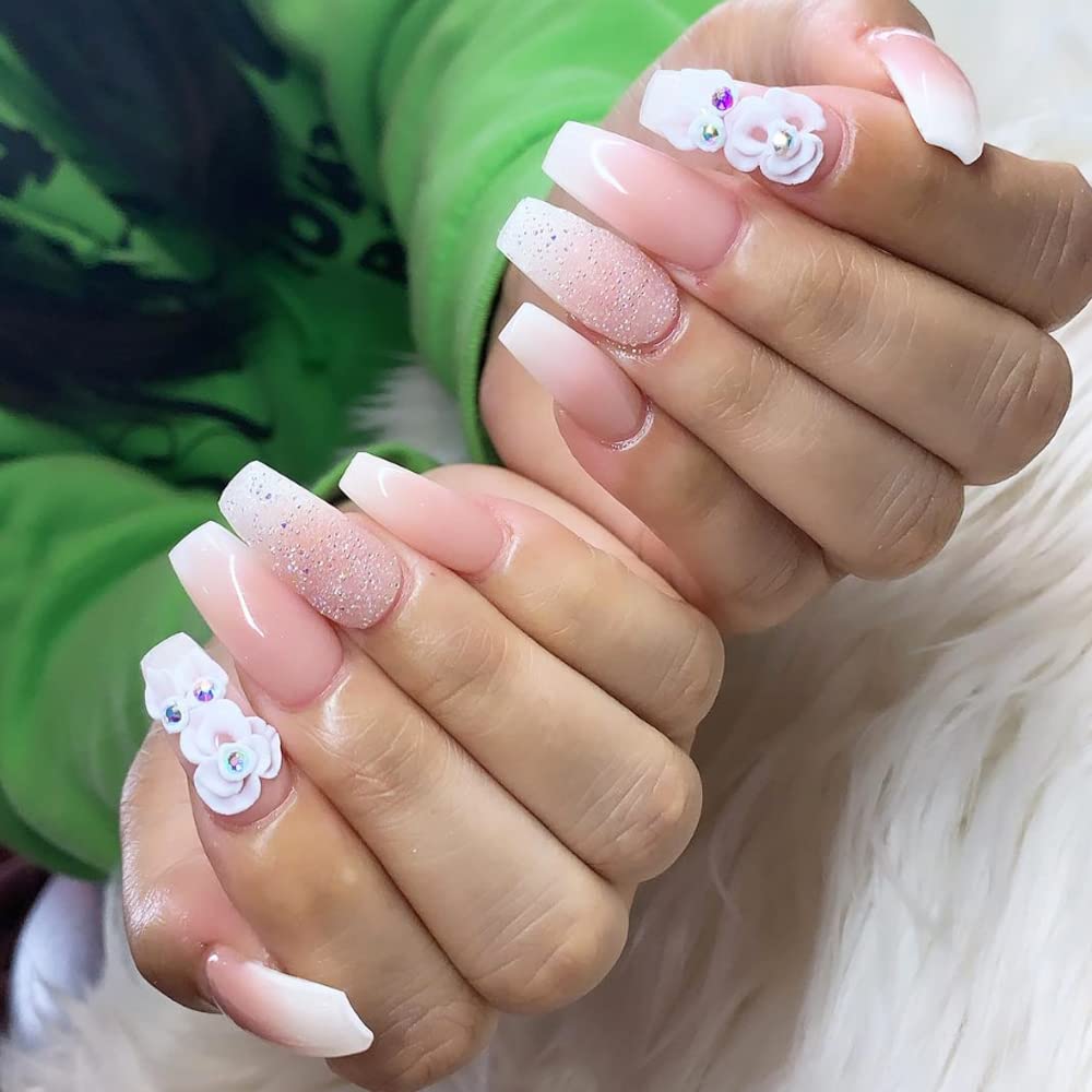 Professional Acrylic Powder & Crystal Powder for Nail Extension & Carving - Pink | DIY Nail Art, Salon Manicure & Nail Enhancement Supplies