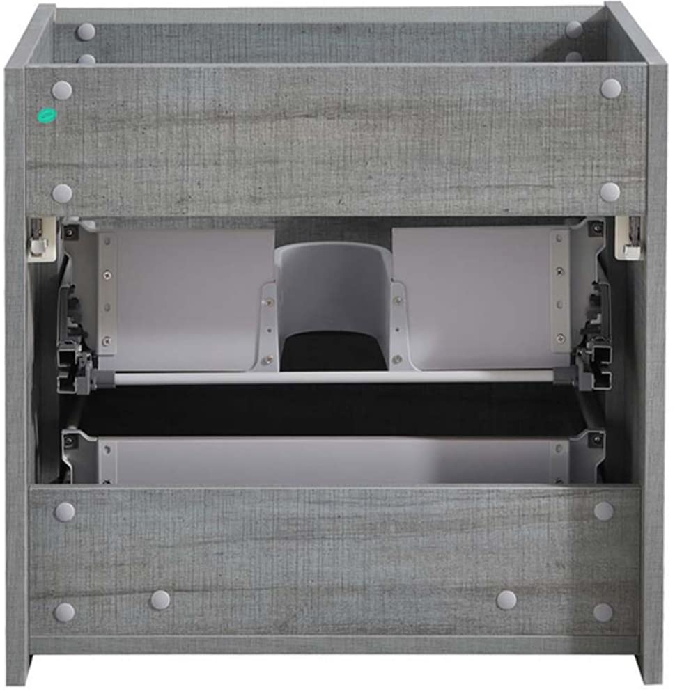 Fresca Catania 24 Inch Modern Wall Mounted Bathroom Vanity in Ocean Gray - Sleek Storage Cabinet for Small Bathrooms (Sink Not Included) | Perfect for Powder Rooms, Guest Baths & Contemporary Home Decor