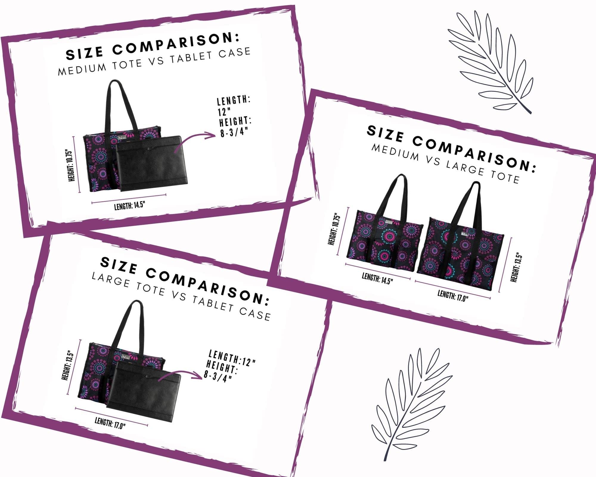 Multi-Pocket Utility Tote Bag for Women - Durable Work Bag for Nurses, Teachers & Crafters - Perfect for Hospital Shifts, Classroom Organization & DIY Projects
