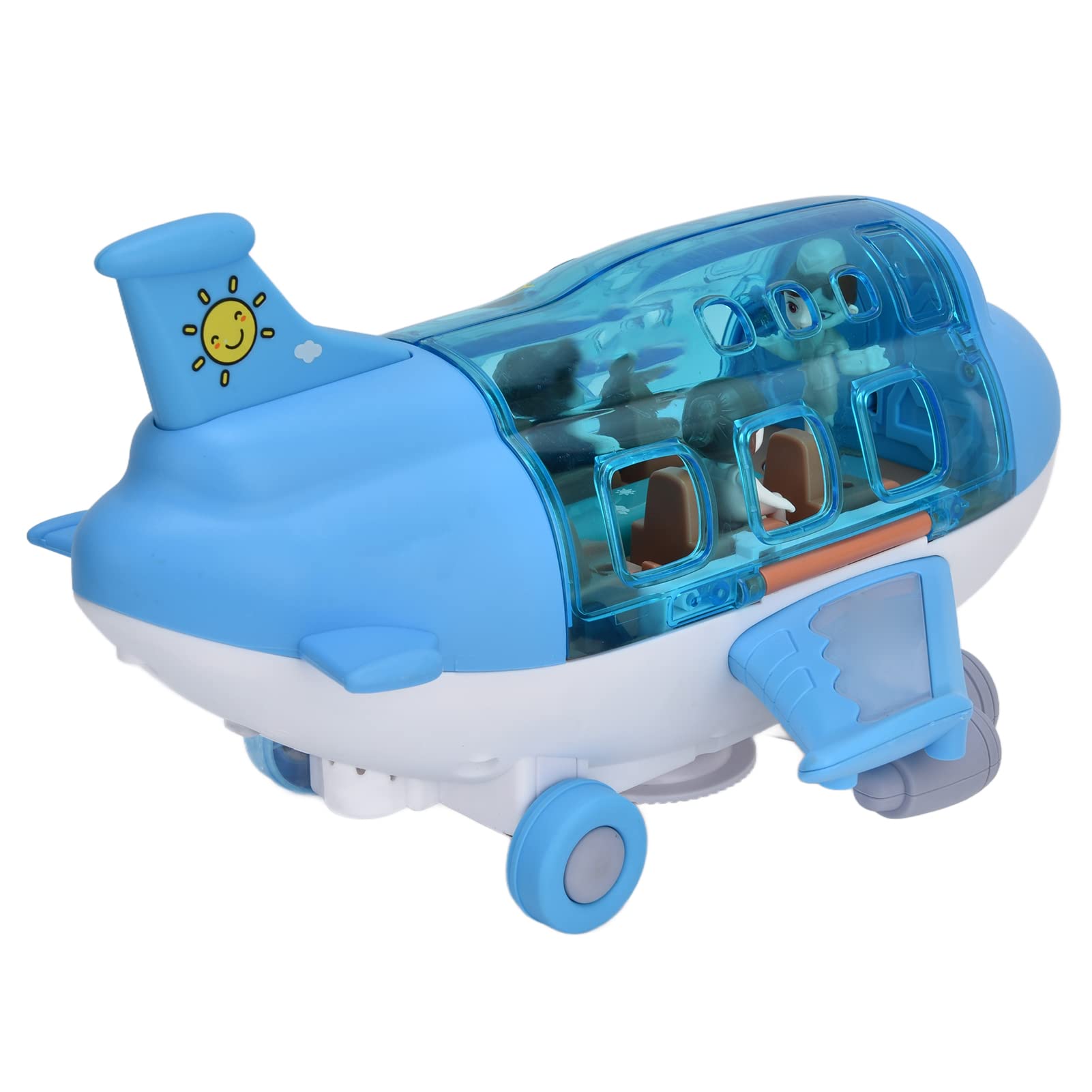 High-Quality LED Airplane Toy - Safe Material, Realistic Simulation, Battery-Powered for Kids | Perfect for Playtime, Gifts & STEM Learning