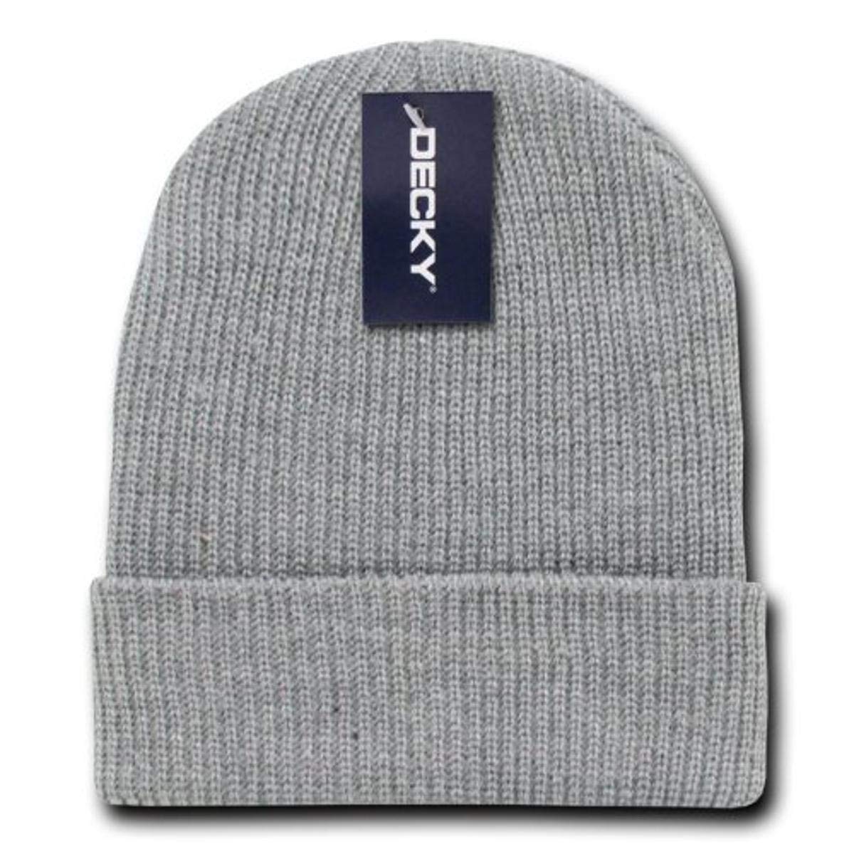 DECKY GI Watch Cap - Military Style Beanie for Men & Women, Warm Winter Skull Cap, Outdoor Hiking, Camping, and Cold Weather Activities