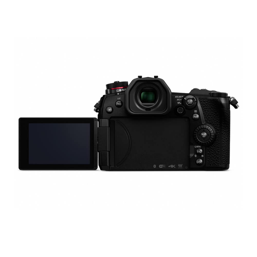Panasonic LUMIX G9 20.3MP Mirrorless Digital Camera with 4K Video, Camera Bag, Extra Battery, Dual Charger & 64GB Memory Card Bundle - Perfect for Travel Photography, Vlogging & Professional Shooting