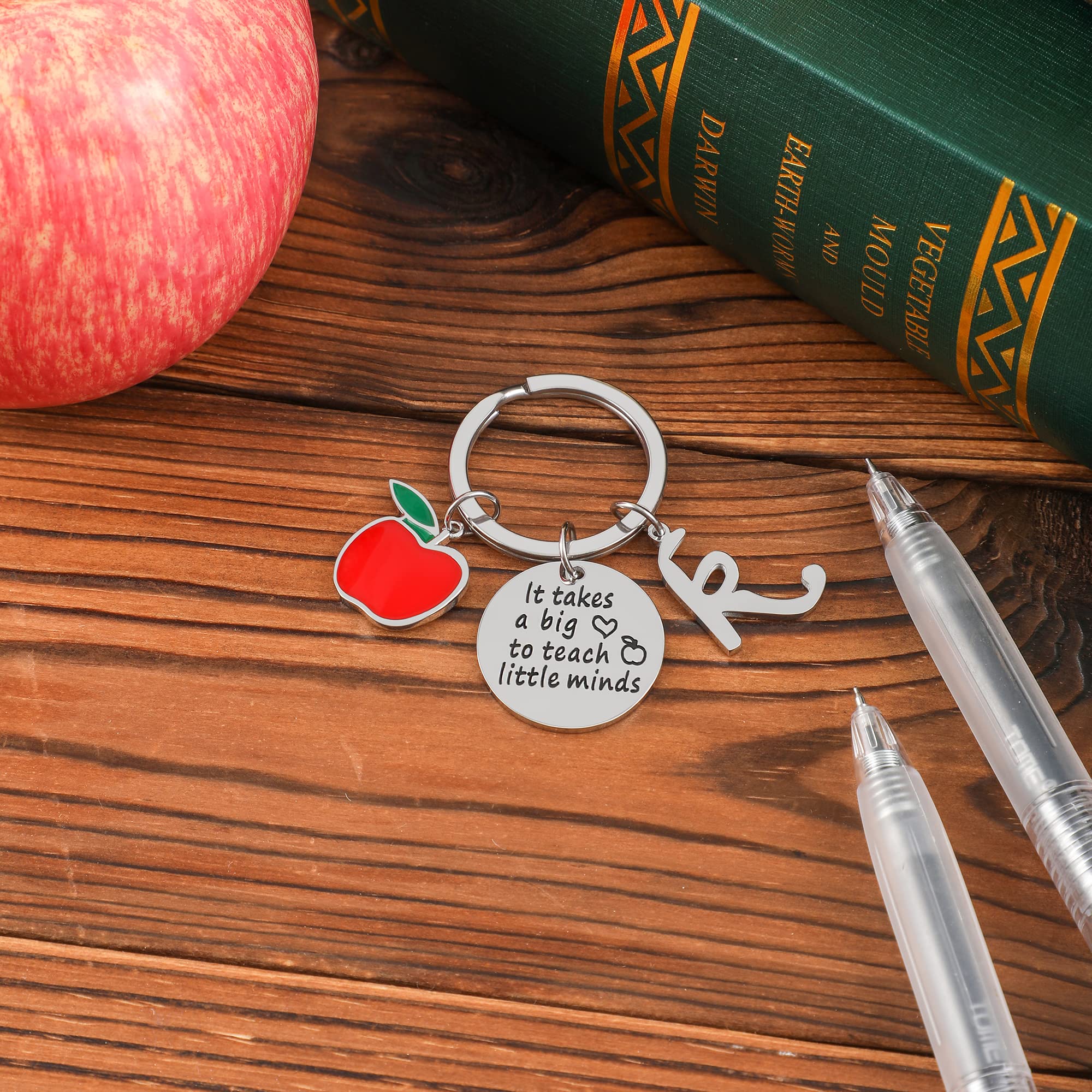 Best Teacher Appreciation Gifts for Women - Personalized Teacher Keychain - Thoughtful Student Gift for Educators - Perfect for End of Year, Christmas & Thank You Presents