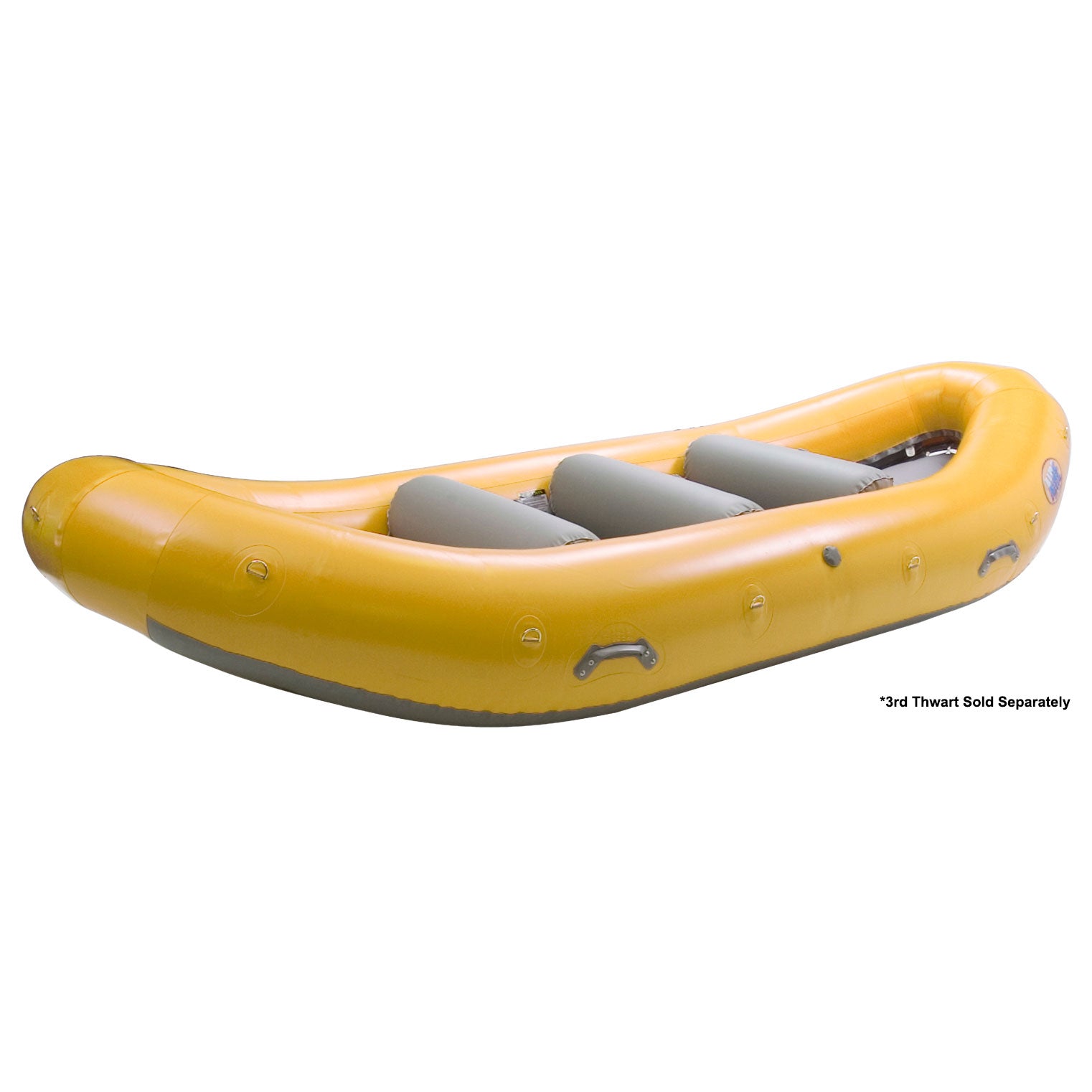 AIRE Super Duper Puma Self-Bailing Whitewater Raft with 2 Thwarts - Heavy Duty Inflatable Raft for River Rafting, Fishing & Outdoor Adventures