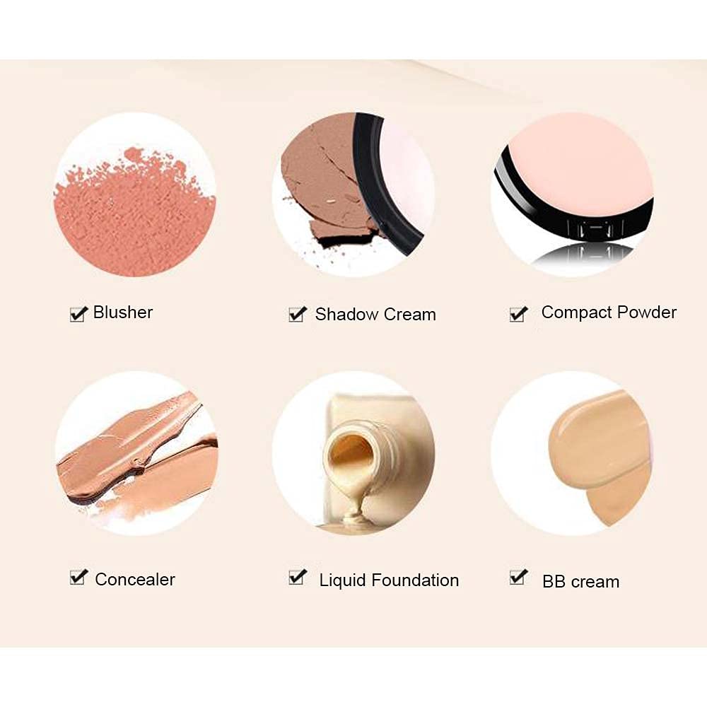 COSHINE No.55 Flat Flawless Foundation Brush - Liquid Cream Makeup Brush for Flawless Application | Perfect for Professional Makeup & Everyday Beauty Routine