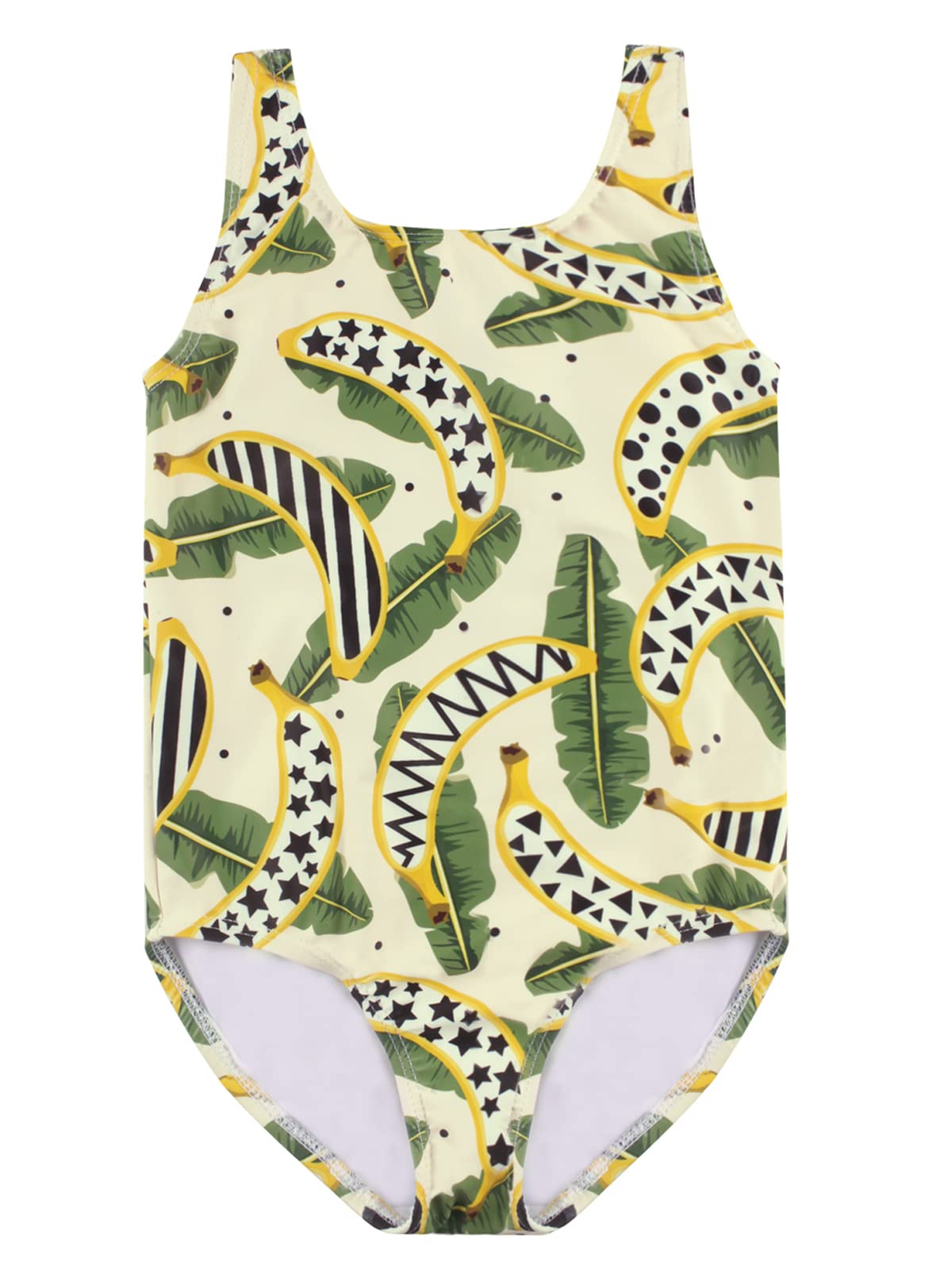 Dilon Toddler Baby Girls One Piece Swimsuits - Cute Backless Sleeveless Floral Ruffled Bikini Swimwear for Infants | Perfect for Beach, Pool & Summer Water Play