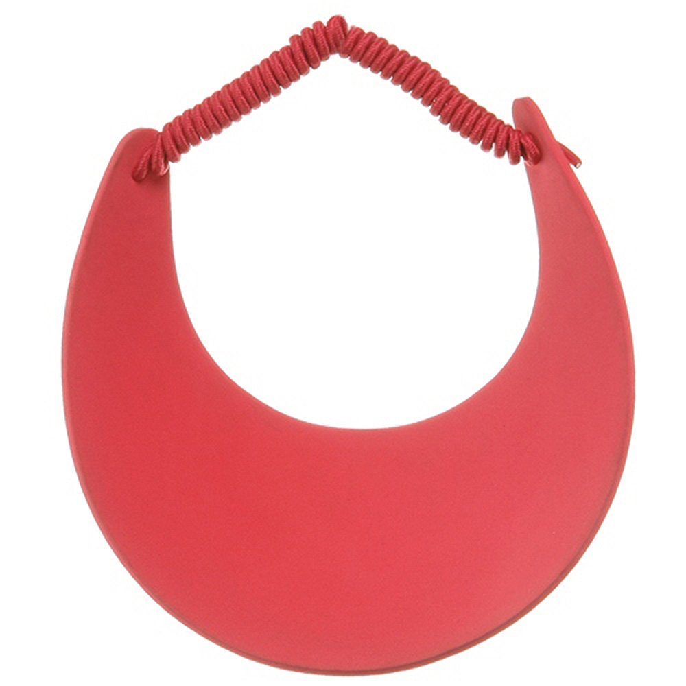 Cherry Red Foam Sun Visors for Cars - UV Protection & Glare Reduction - Perfect for Driving, Outdoor Activities & Road Trips
