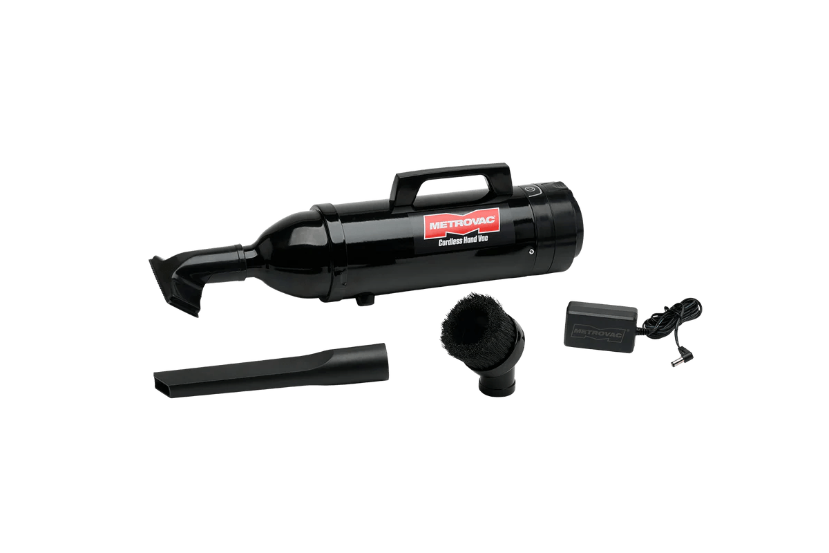 METROVAC Cordless Hand Vacuum - Powerful Portable Rechargeable Handheld Vacuum Cleaner for Home, Car, Pet Hair & Quick Cleanups | Lightweight & Compact Design