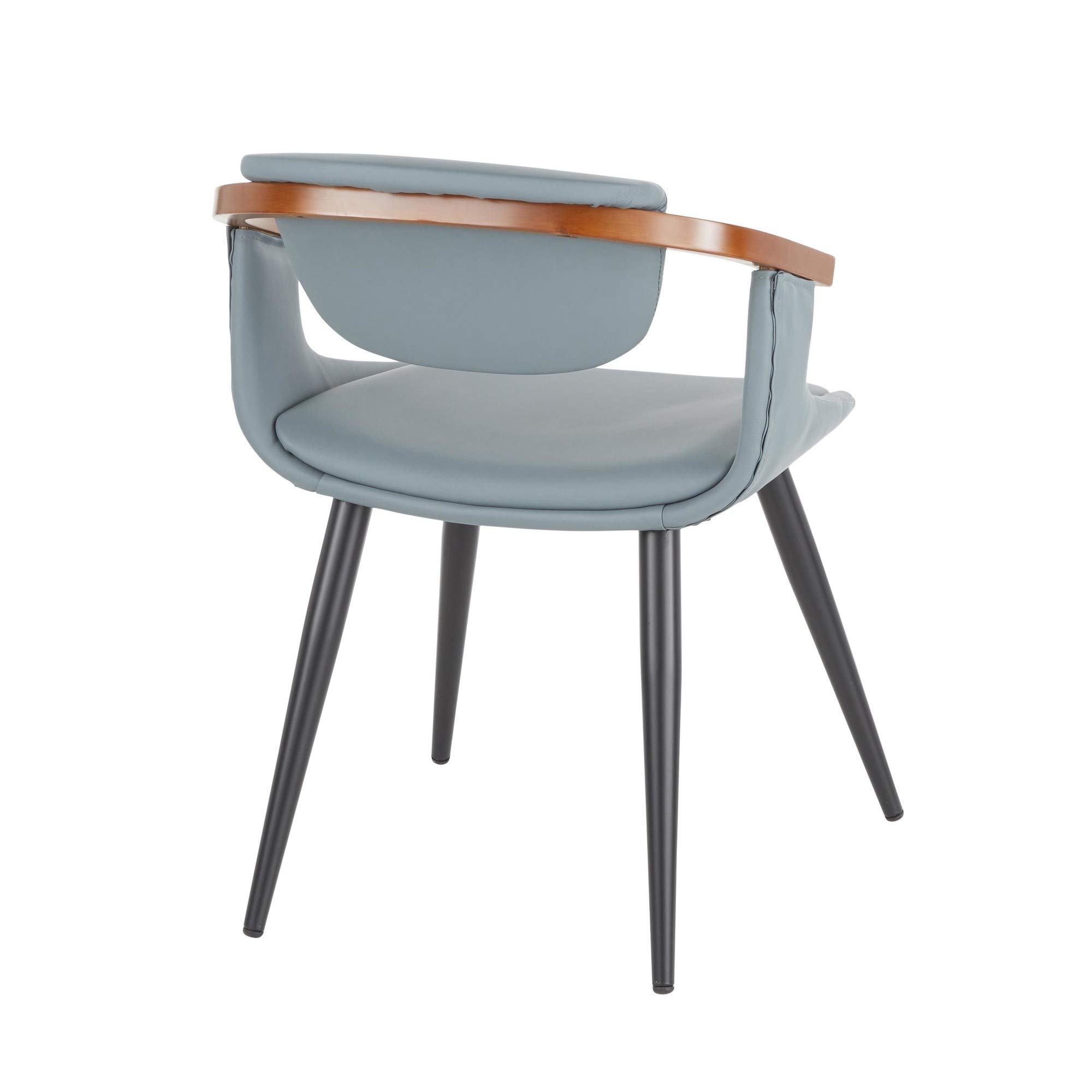LumiSource Oracle Upholstered Dining Chair - Mid-Century Modern Kitchen Chair for Dining Table - Comfortable & Stylish Seating for Home, Restaurant, and Office Use
