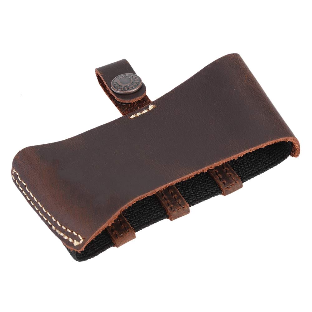 Aramox Universal Leather Motorcycle Boot Protector Cover - Durable Shoe Guard for Riding Safety (Brown) | Perfect for Motorcycle Enthusiasts & Long-Distance Riders