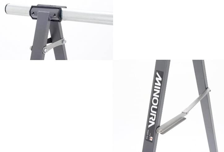 Minoura Level-170HS 5-Bike Bicycle Storage Stand - Silver/Black | Heavy Duty Bike Rack for Garage, Shed, or Outdoor Use | Space-Saving Bike Organizer for Cycling Enthusiasts