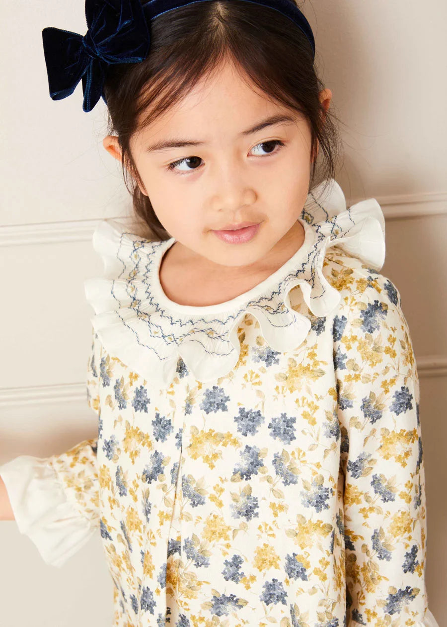 Floral Baby Girl Dress - The Eliza - Cute & Elegant Outfit for Special Occasions, Parties & Photoshoots