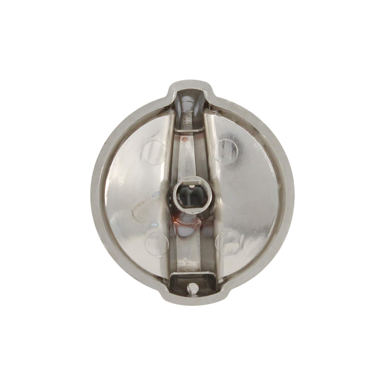 6-Pack WB03T10284 Replacement Control Knobs - Stainless Steel Finish for GE JBP81SM2SS Electric Range - Perfect for Kitchen Upgrades & Appliance Repairs