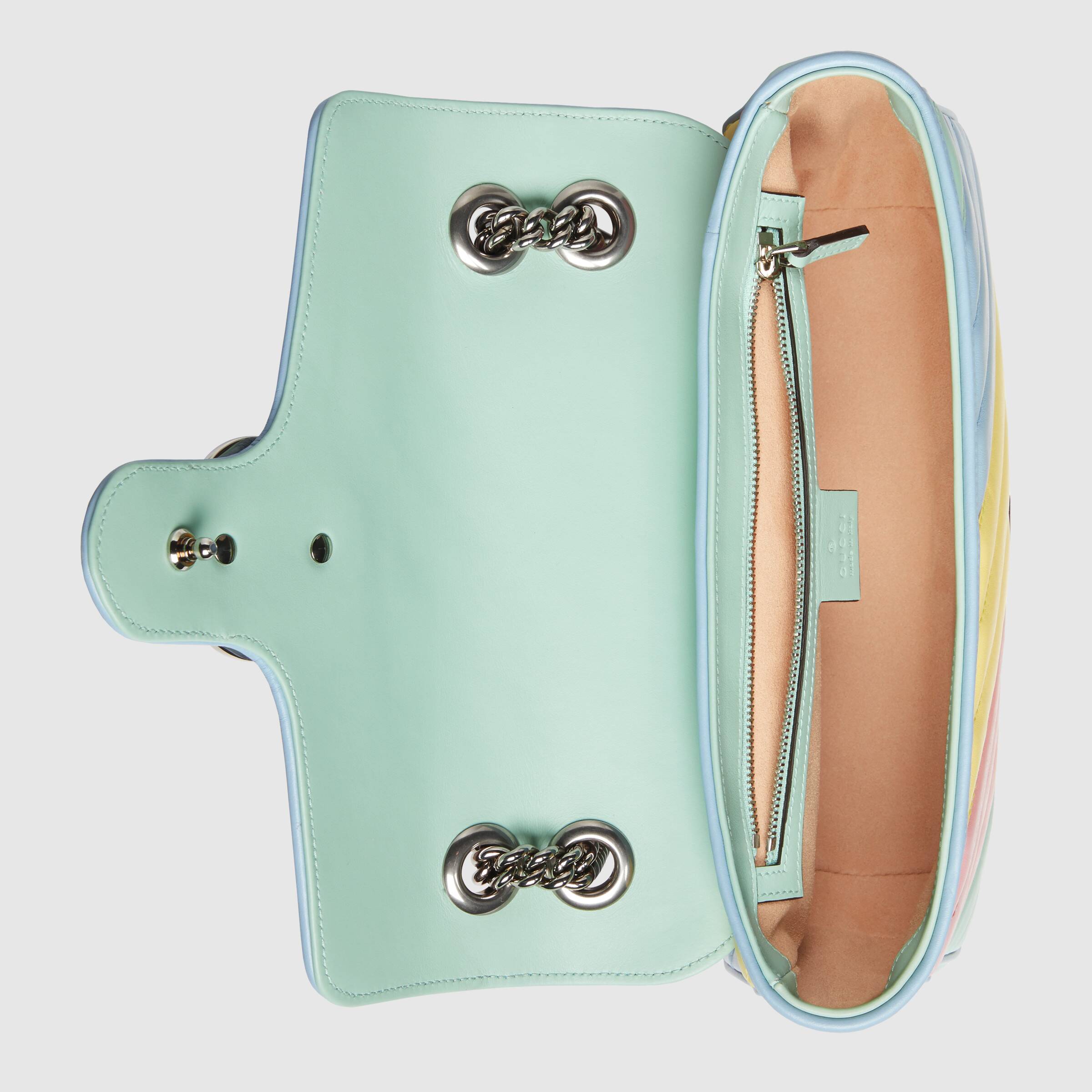 Gucci GG Marmont Small Shoulder Bag in Multicolored Pastel - Luxury Crossbody Purse for Women, Perfect for Date Night & Special Occasions