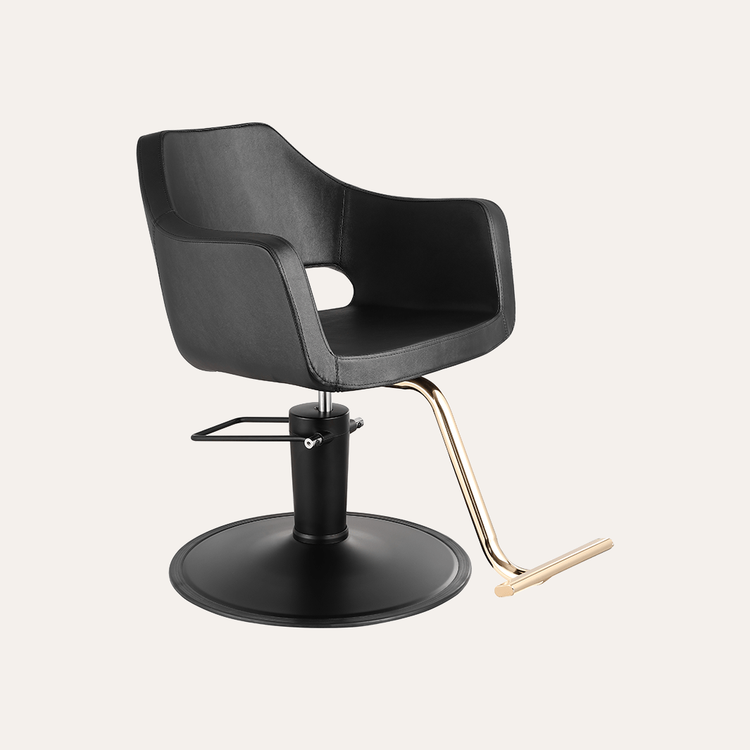 Vera Salon Chair - Professional Hydraulic Styling Chair for Hairdressers & Barbers - Adjustable Height & Swivel Base - Perfect for Salons, Barber Shops & Home Use
