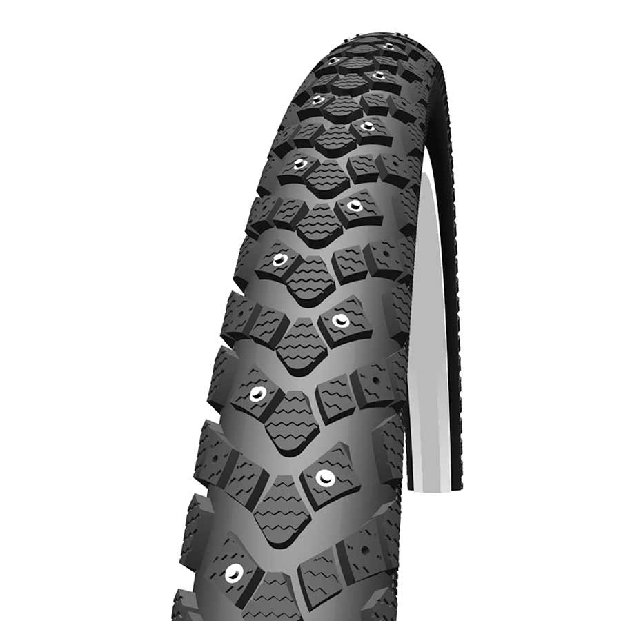 Schwalbe Winter Tire - Studded Snow Bike Tires for Mountain & Road Bikes - Best for Snowy & Icy Conditions - Perfect for Commuting & Winter Cycling Adventures