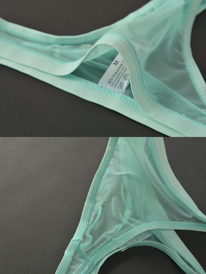 Ultra Thin Sheer Men's Thongs - Breathable & Comfortable Underwear for Daily Wear, Workout & Intimate Moments