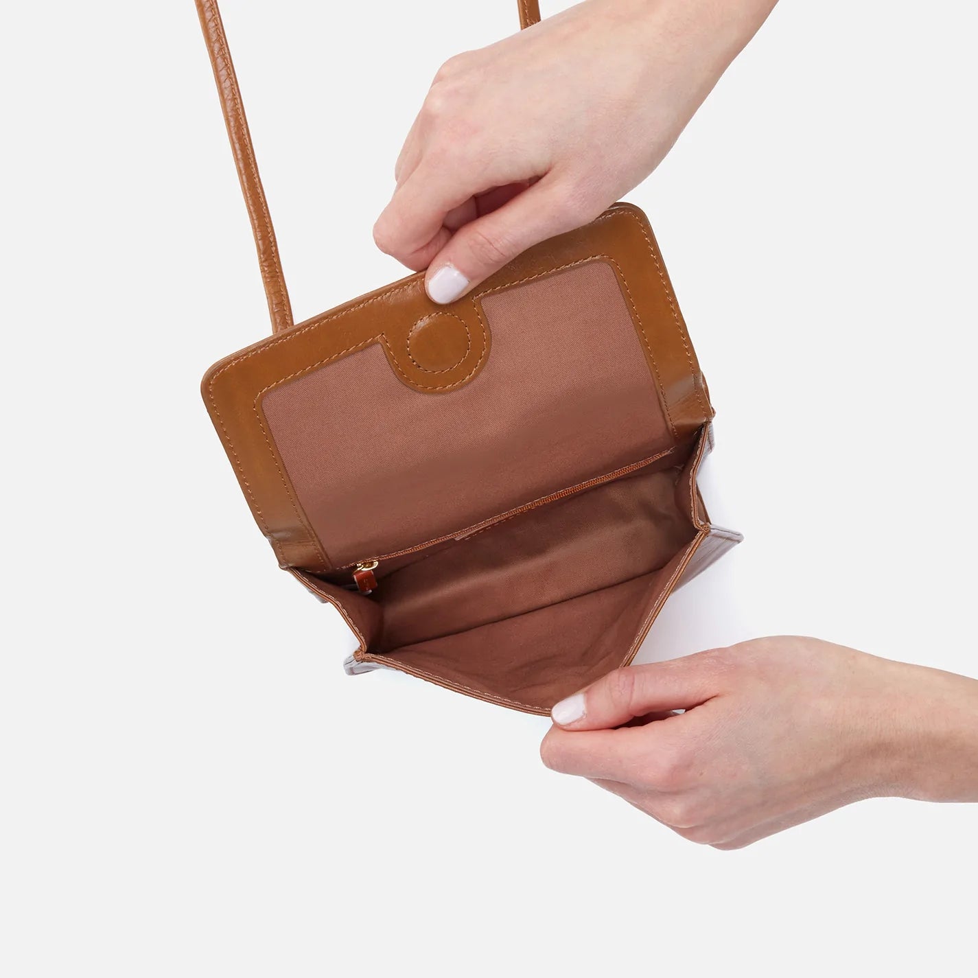 JILL Genuine Leather Crossbody Wallet for Women - Stylish and Compact Purse for Everyday Use, Travel, and Shopping