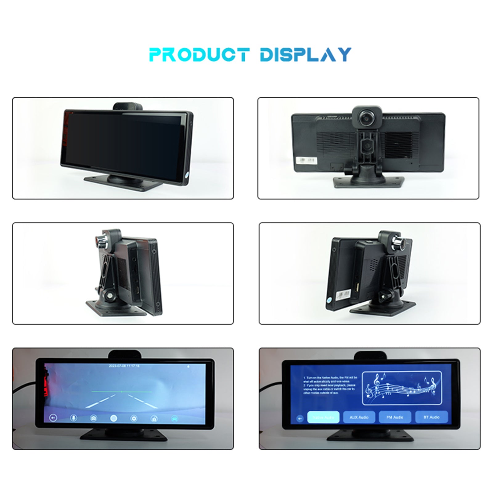10.26 Inch Smart Screen DVR with NTSC System for RV, Truck & Bus - HD Rear View Backup Camera for Safe Parking & Driving Assistance