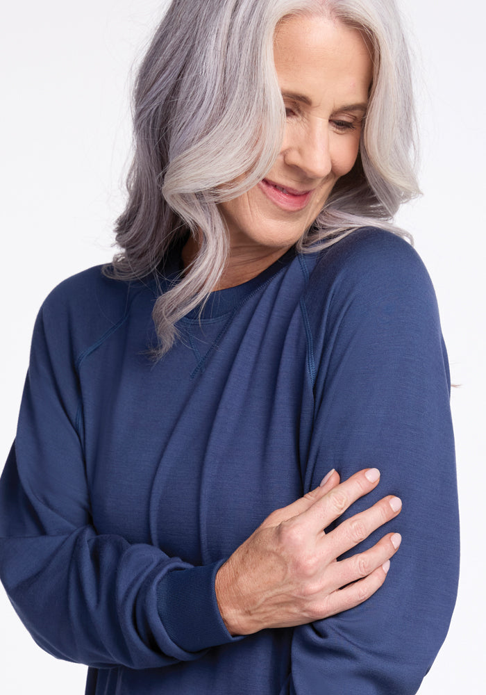 Bailey Crewneck Sweatshirt | Starry Night Design | Cozy Pullover for Women | Perfect for Casual Wear & Outdoor Activities