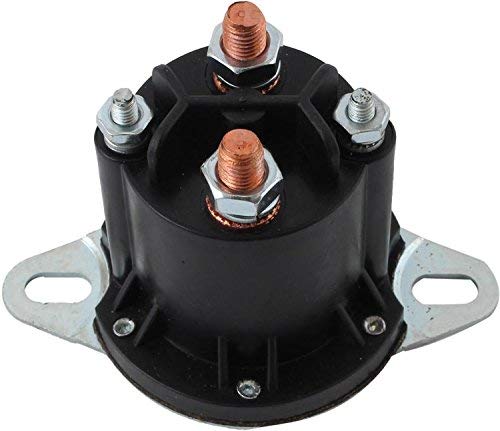 Heavy Duty Round 4 Post Snow Plow Starter Motor Solenoid - Aftermarket Replacement for Western 56131K-2 - Perfect for Winter Snow Removal Equipment & Truck Plow Systems