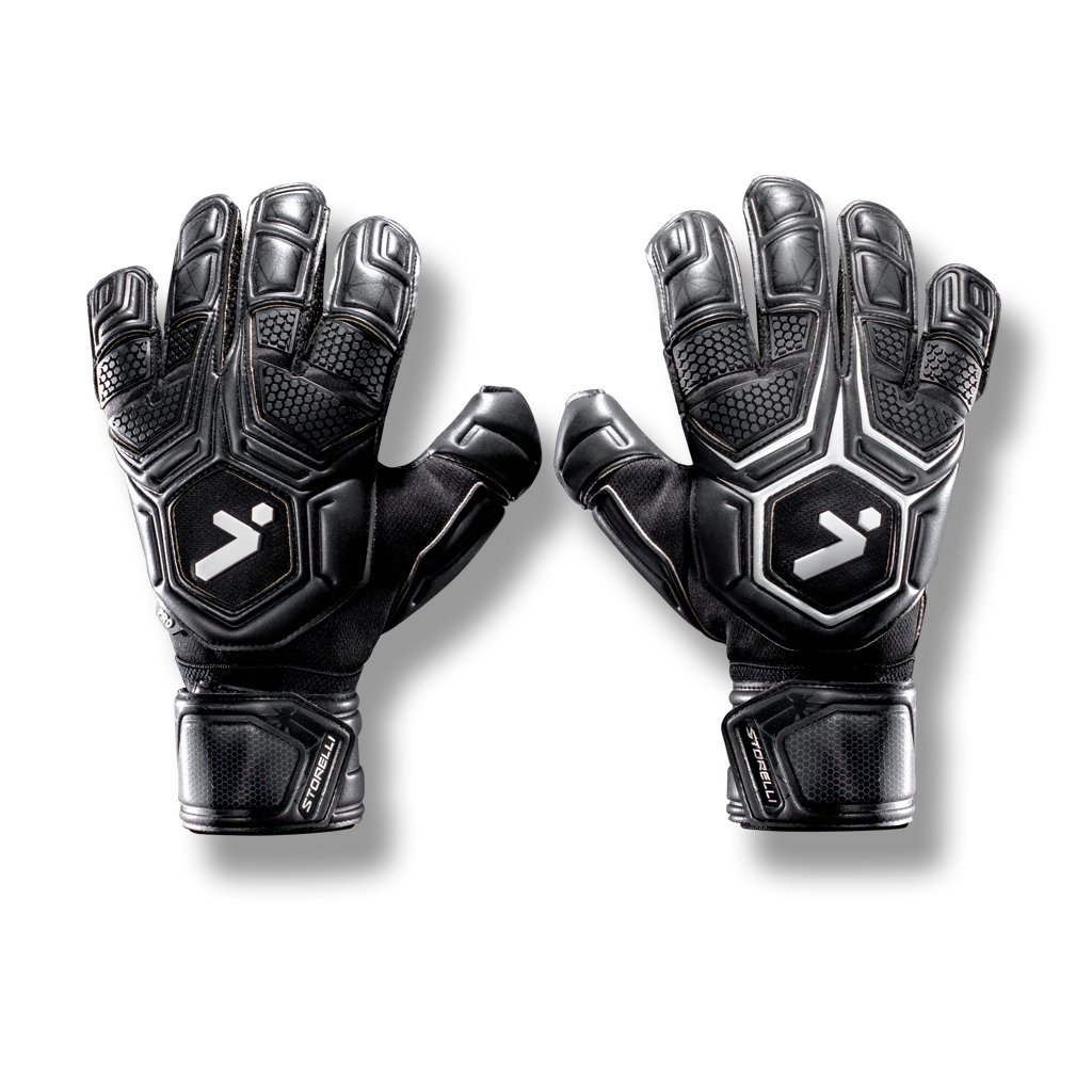Storelli Gladiator Pro Goalkeeper Gloves - Professional Soccer Goalie Gloves with Superior Finger & Hand Protection - Perfect for Training, Matches & Competitive Play