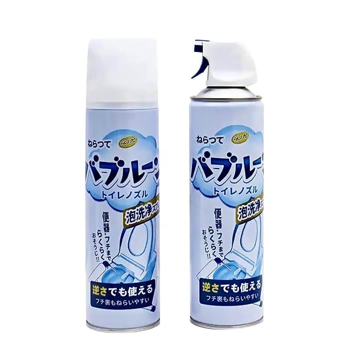 ADRAMA® Multi-Purpose Toilet Cleaner - Fast Acting Foaming Spray for Bidet Nozzles & Toilet Bowls | Eliminates Stains & Odors | Perfect for Bathroom, RV & Travel Use