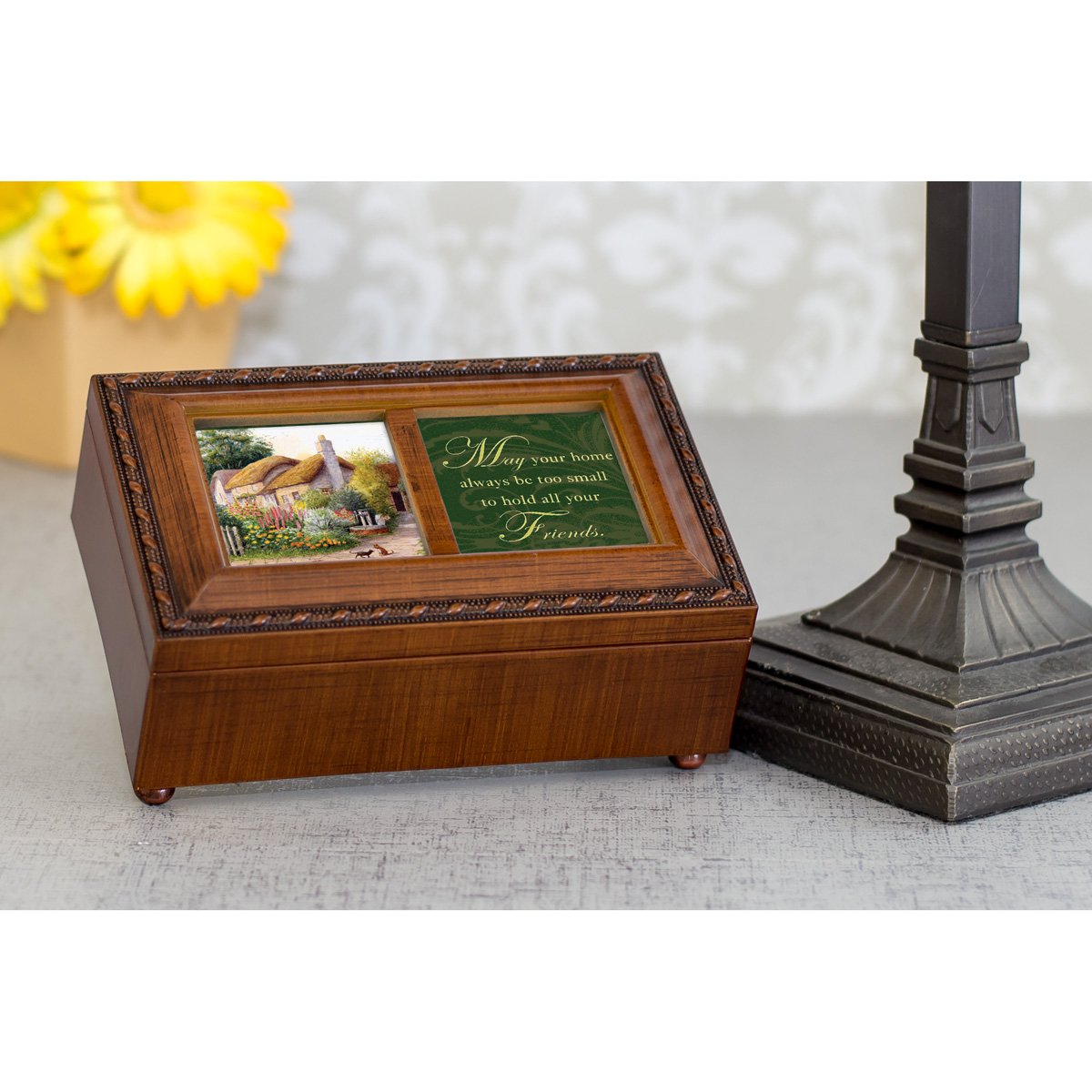 Charming Petite Irish Home Music Box - Traditional Celtic Melodies for Home Décor & Gift Giving | Perfect for Weddings, Anniversaries & Special Occasions