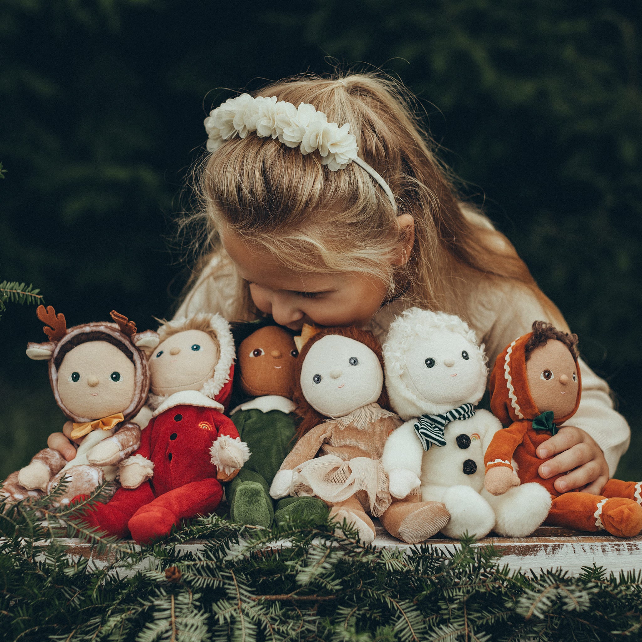 Dinky Dinkums Jolly Dollies Sherry Sugarplum - Adorable Collectible Doll for Kids & Display - Perfect for Birthday Gifts, Nursery Decor, and Playtime Fun