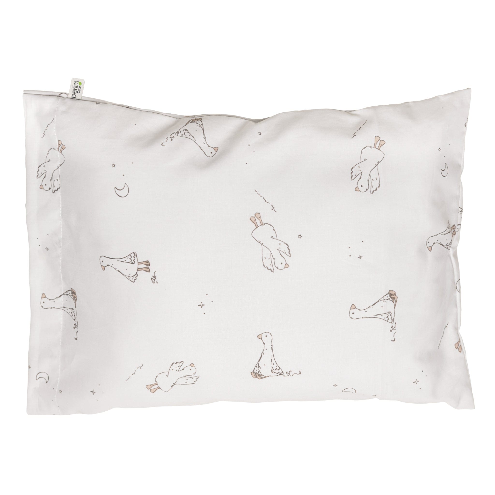 Premium Goose Down Pillowcase - Soft & Hypoallergenic Bedding for Side Sleepers & Neck Support - Luxury Comfort for Home, Hotel & Travel Use