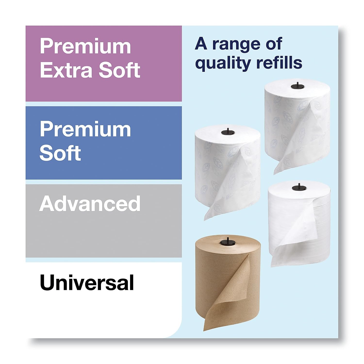 Tork Elevation Matic Hardwound Paper Towel Dispenser - Black (TRK5511282) | Commercial Grade Restroom & Kitchen Paper Towel Holder for Offices, Hospitals & Public Washrooms