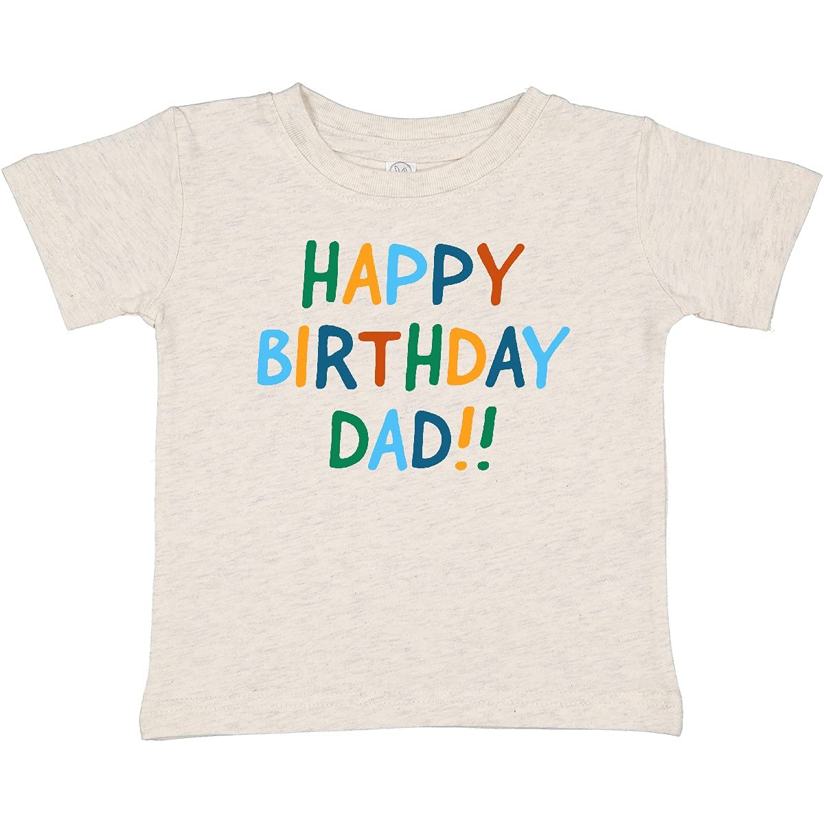 Inktastic Happy Birthday Dad Baby T-Shirt - Cute Birthday Outfit for Baby Boys & Girls - Perfect for 1st Birthday Parties, Family Photos & Special Celebrations
