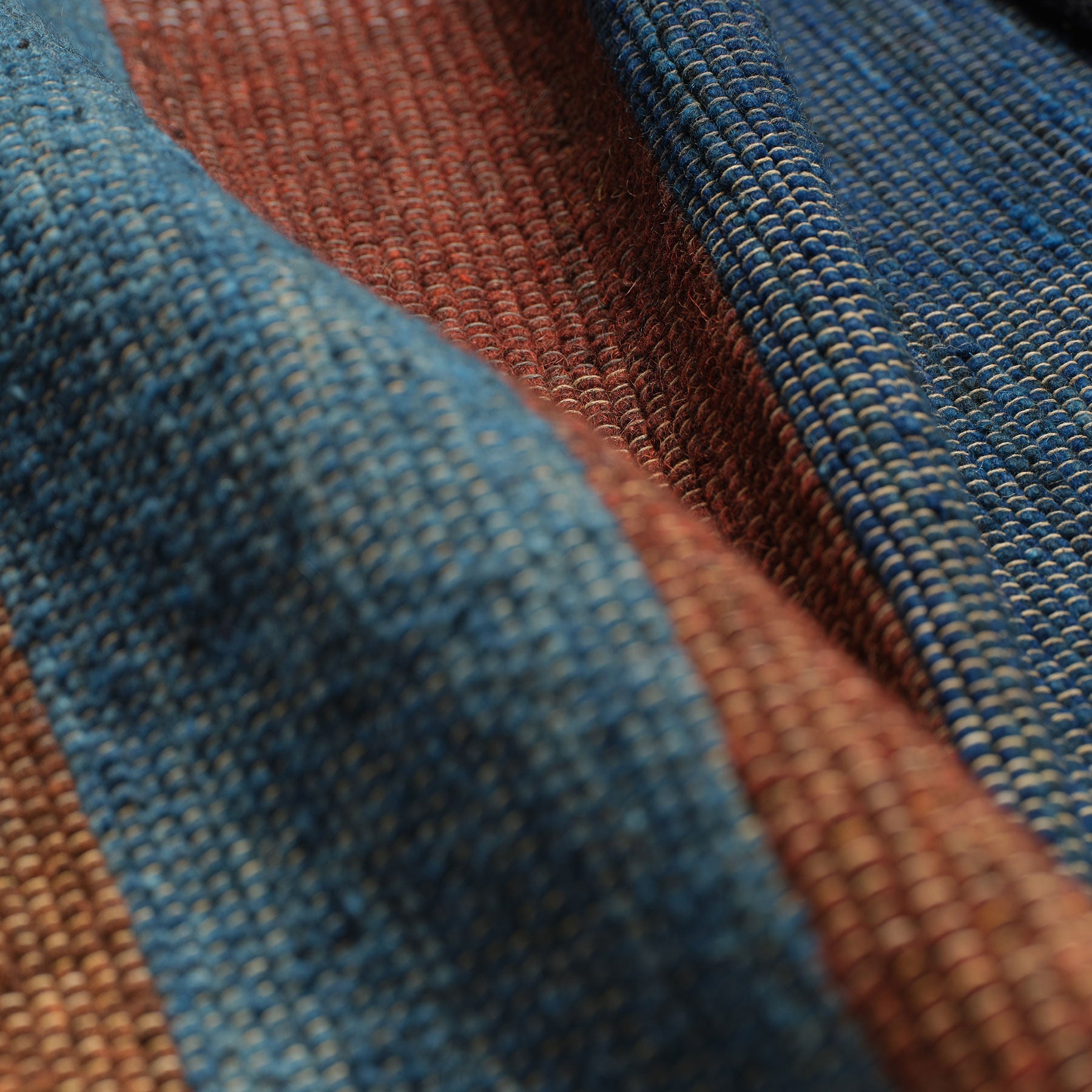 Handmade Wool Remnant Woven Rug 24
