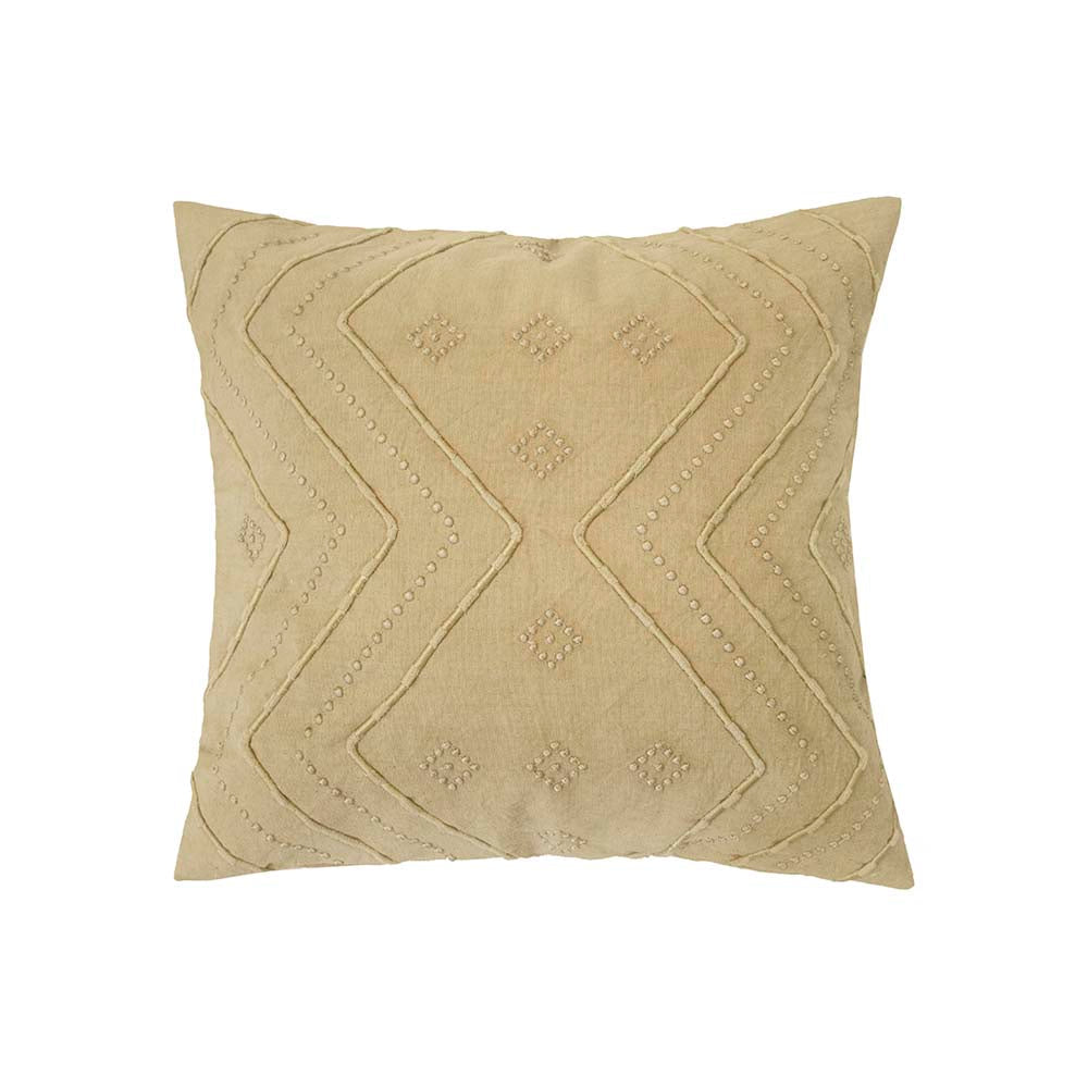 Premium Durack Flax Square Filled Cushion - Soft & Supportive Home Decor Pillow for Sofa, Bed, Chair - Perfect for Living Room, Bedroom, Office Comfort