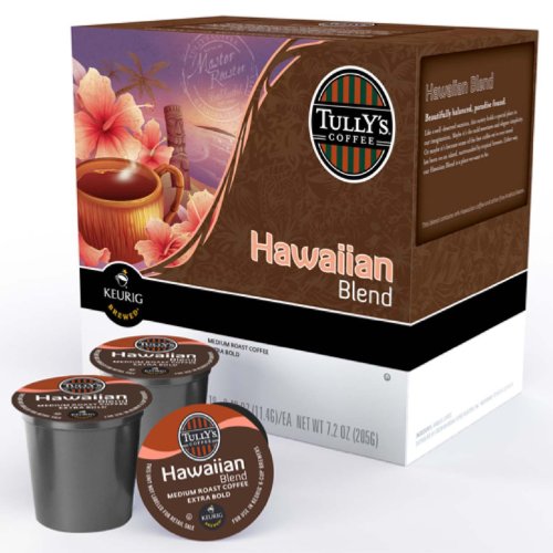 Fizaaro: Premium Tully's Hawaiian Blend Coffee Pods (160 K-Cups) - Perfect for Home, Office & Keurig Brewers