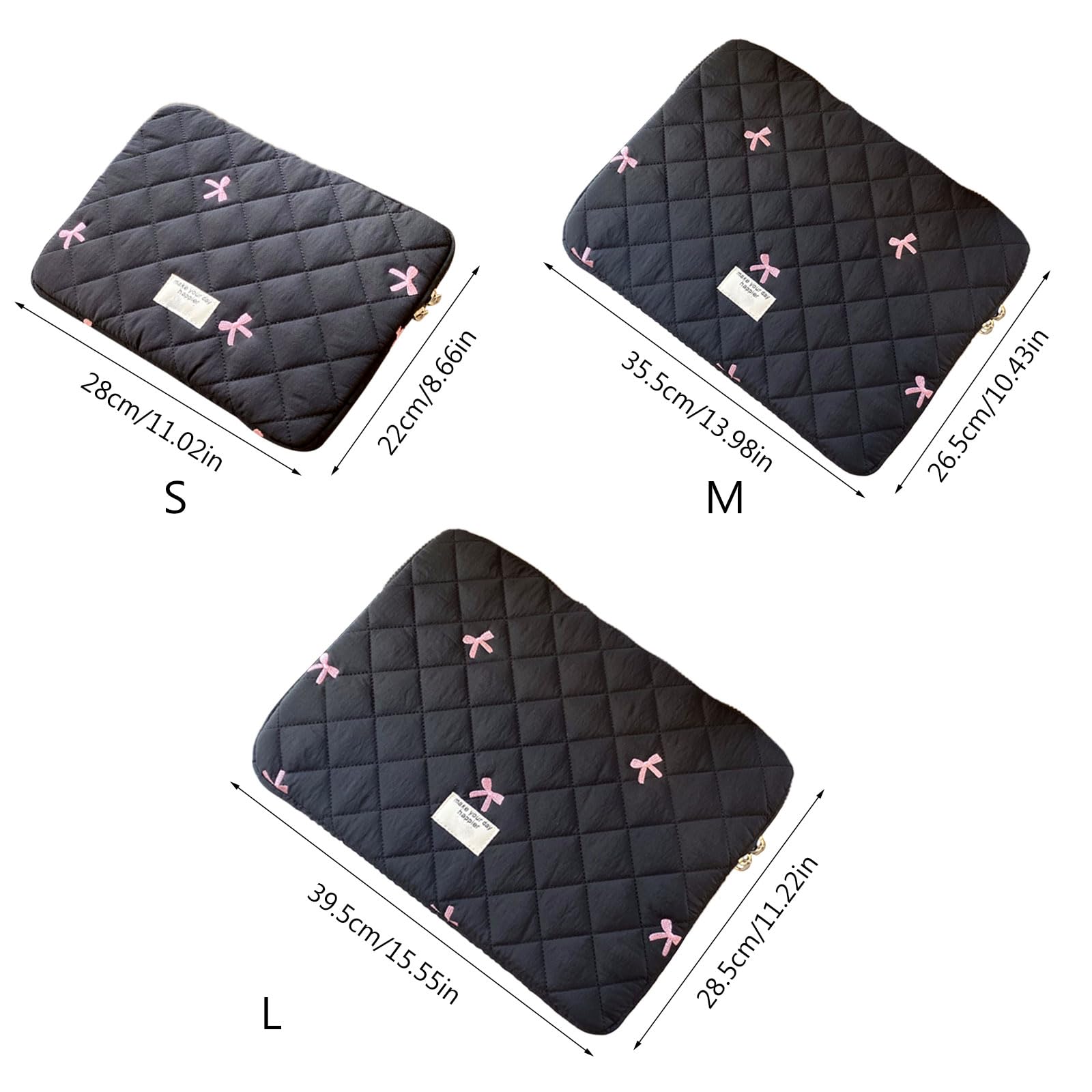 Durable Polyester Cotton Waterproof Shockproof Laptop Case - Fashionable Computer Carry Bag for Home, Office & Travel Storage | Perfect for Work, School & Daily Commute