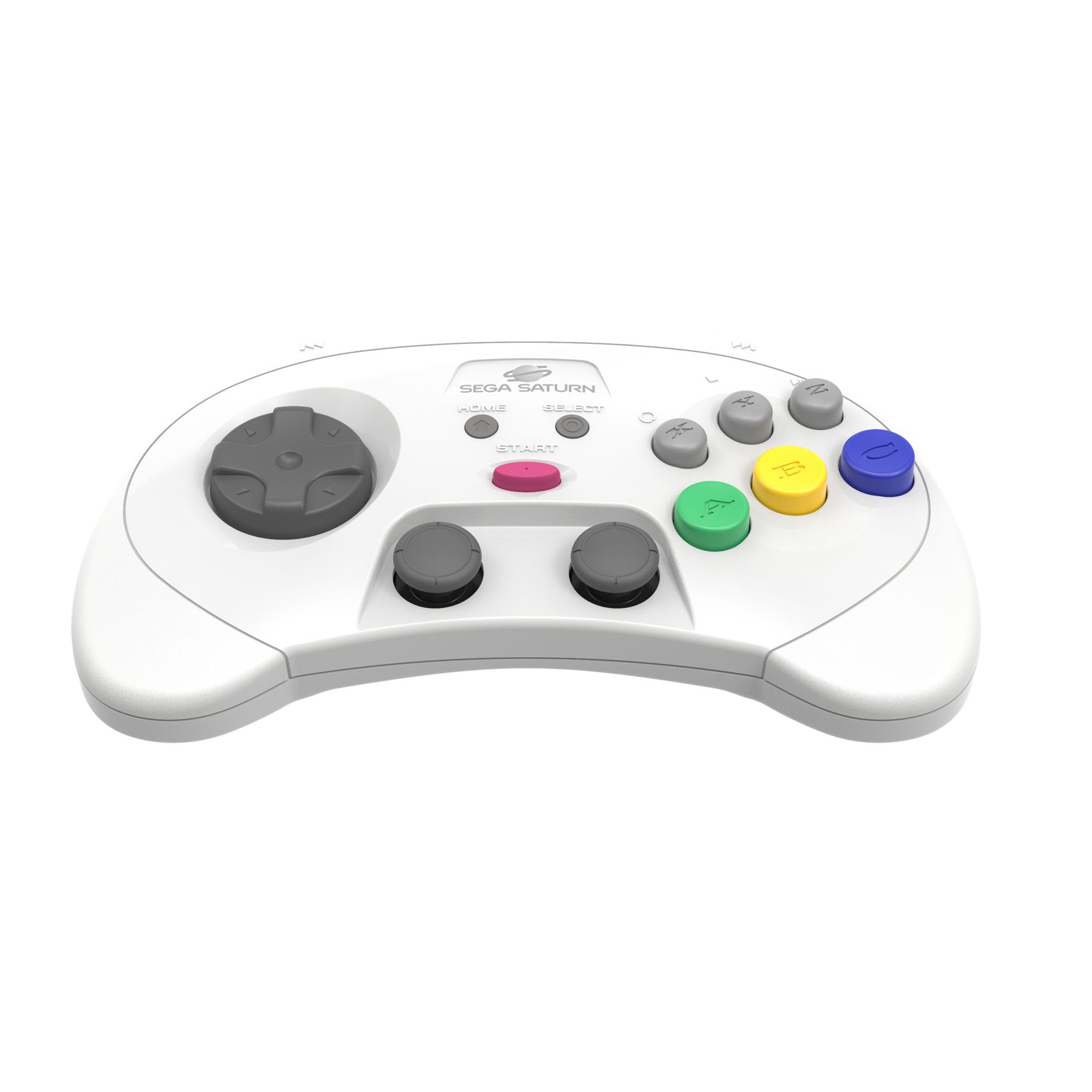 Retro-Bit SEGA Saturn Wireless Controller for Switch, PC, Mac - Gaming & Emulation