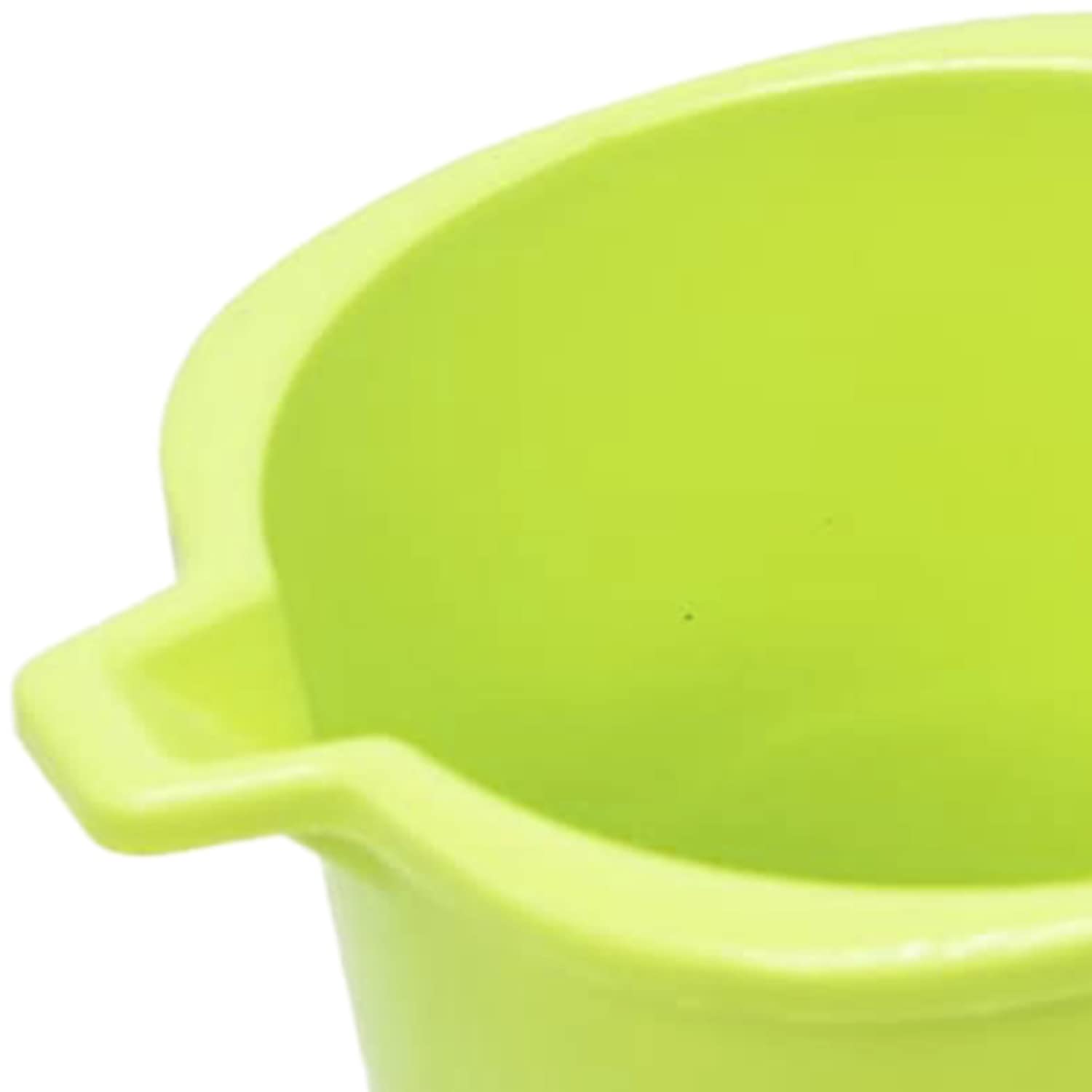 Kuber Industries 2L Large Square Plastic Bathroom Mug - Pack of 2, Green (50KM0849) - Perfect for Bathroom Storage, Toothbrush Holder & Shower Organization
