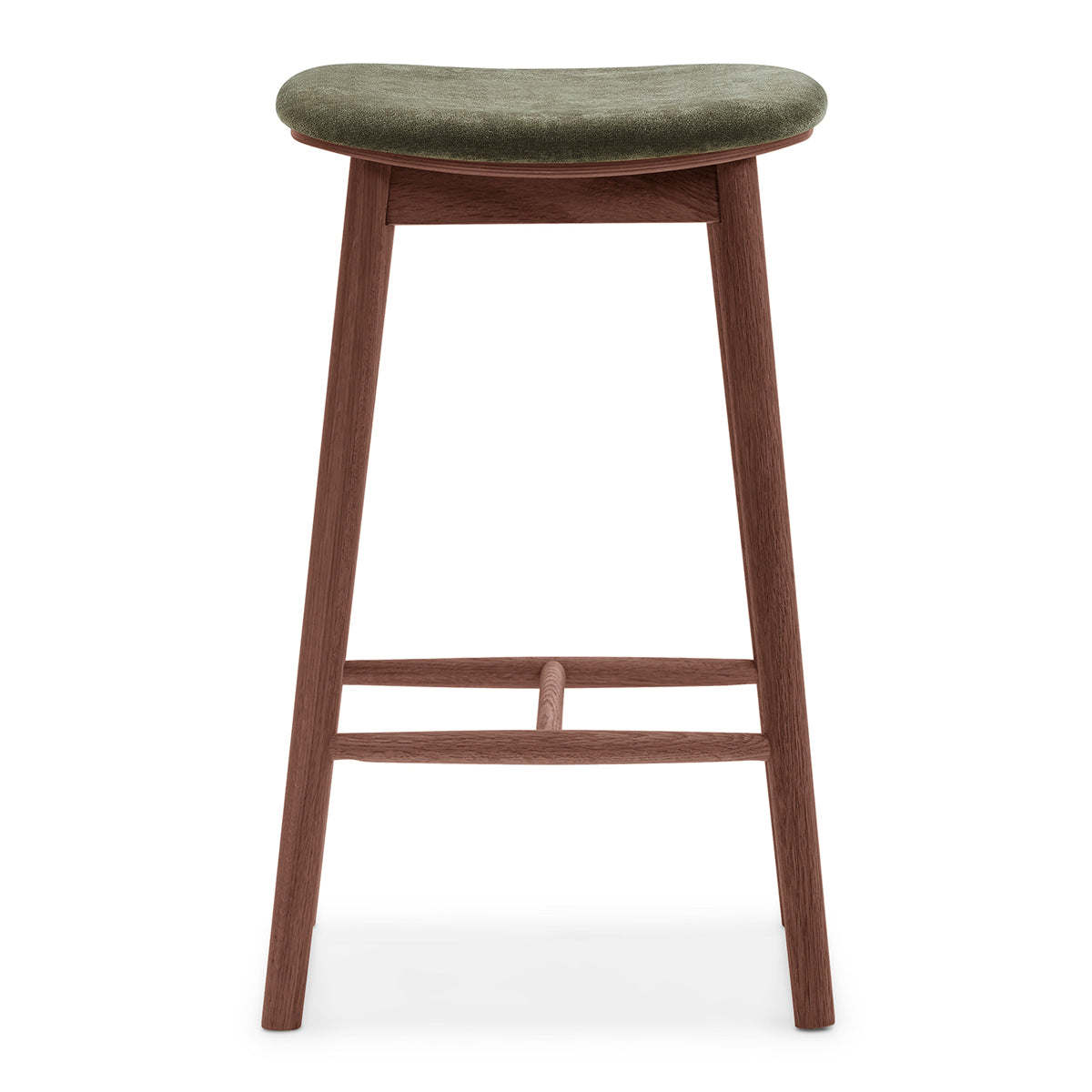 Lando Fabric Backless Bar Stool - Modern Kitchen Island & Counter Height Stool for Dining & Home Decor - Perfect for Small Spaces, Breakfast Nooks & Bars