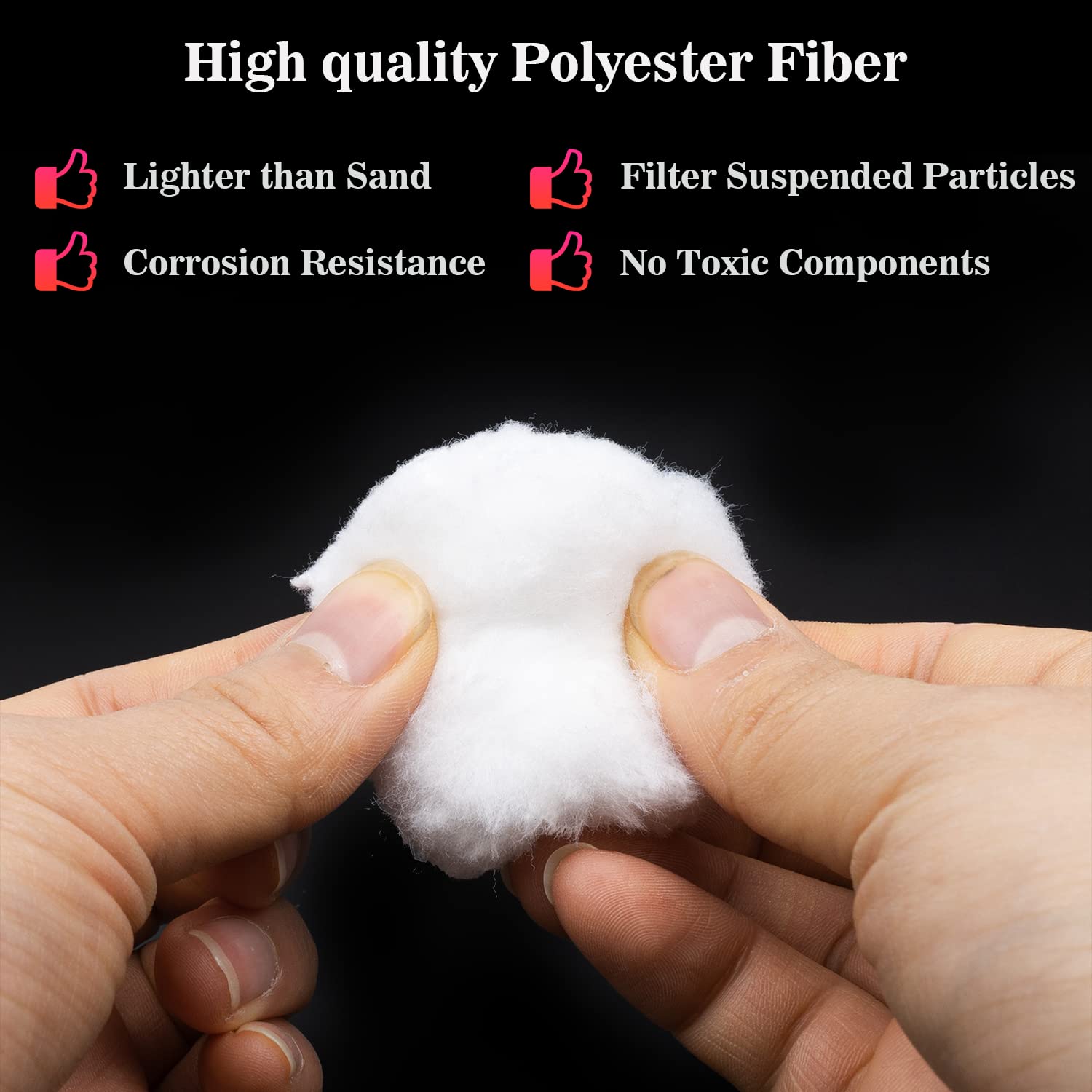 Eco-Friendly 700g Pool Filter Balls - Lightweight Fiber Filter Media for Swimming Pools | Sand Filter Alternative | Perfect for Above Ground & Inground Pool Cleaning Systems | Improves Water Clarity & Reduces Maintenance