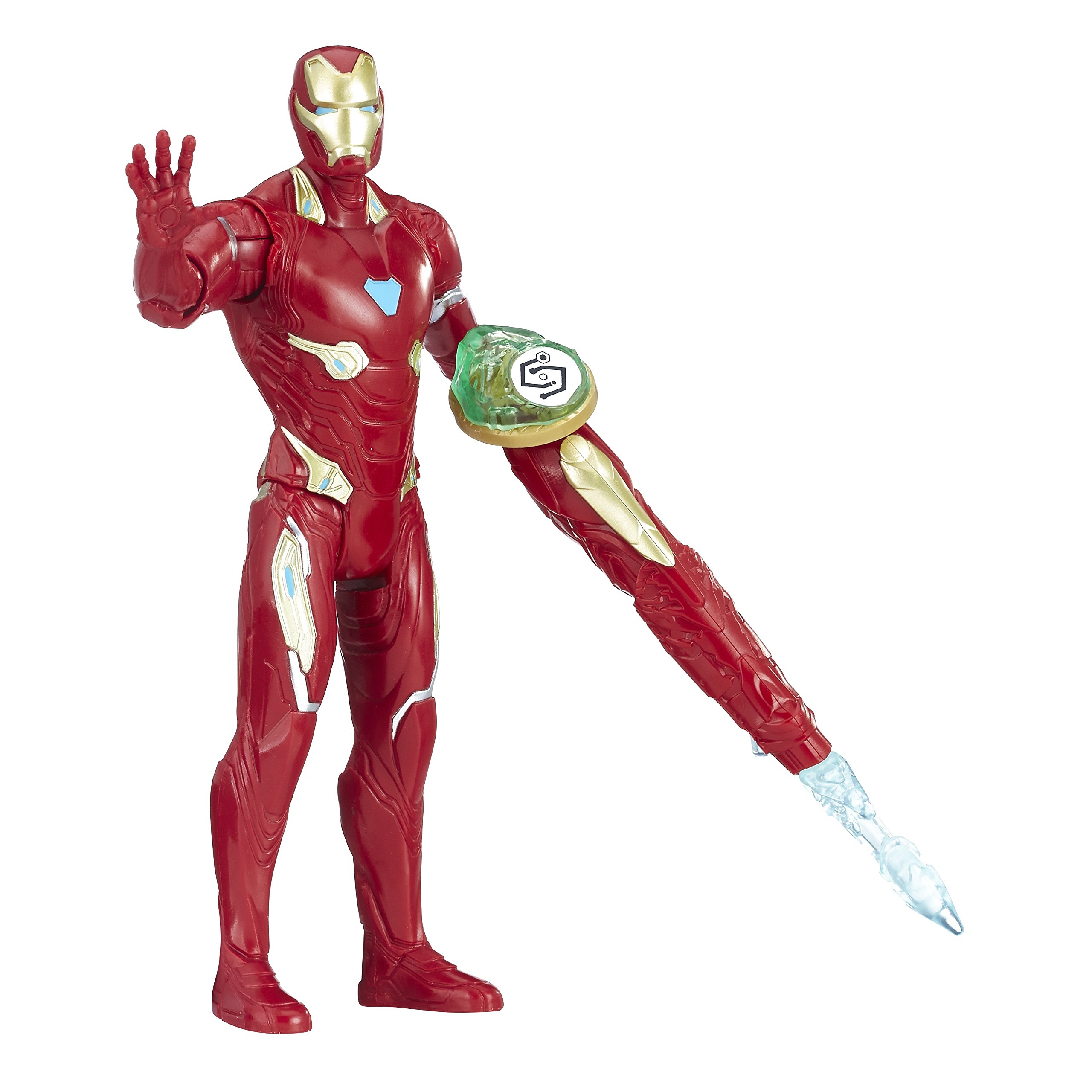 Marvel Avengers: Infinity War Iron Man Action Figure with Infinity Stone - Collectible Toy for Superhero Fans & Marvel Enthusiasts | Perfect for Display, Gifts & Role Play