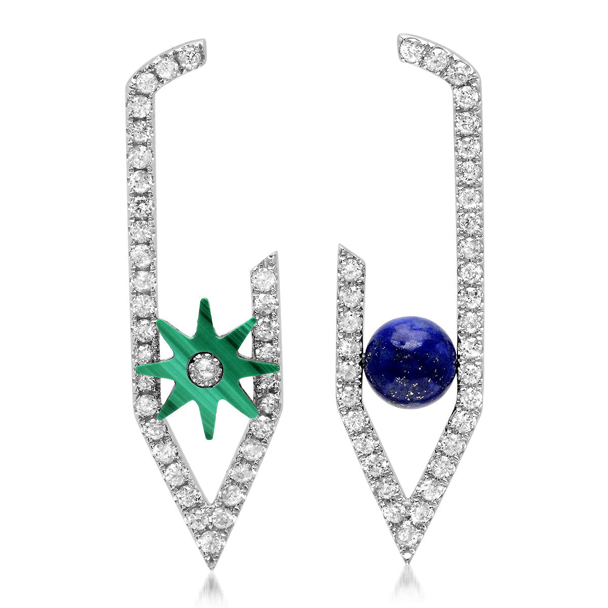 Sparkling Star Hook Earrings for Women - Dainty Gold Plated Celestial Jewelry - Perfect for Parties, Date Nights & Everyday Wear
