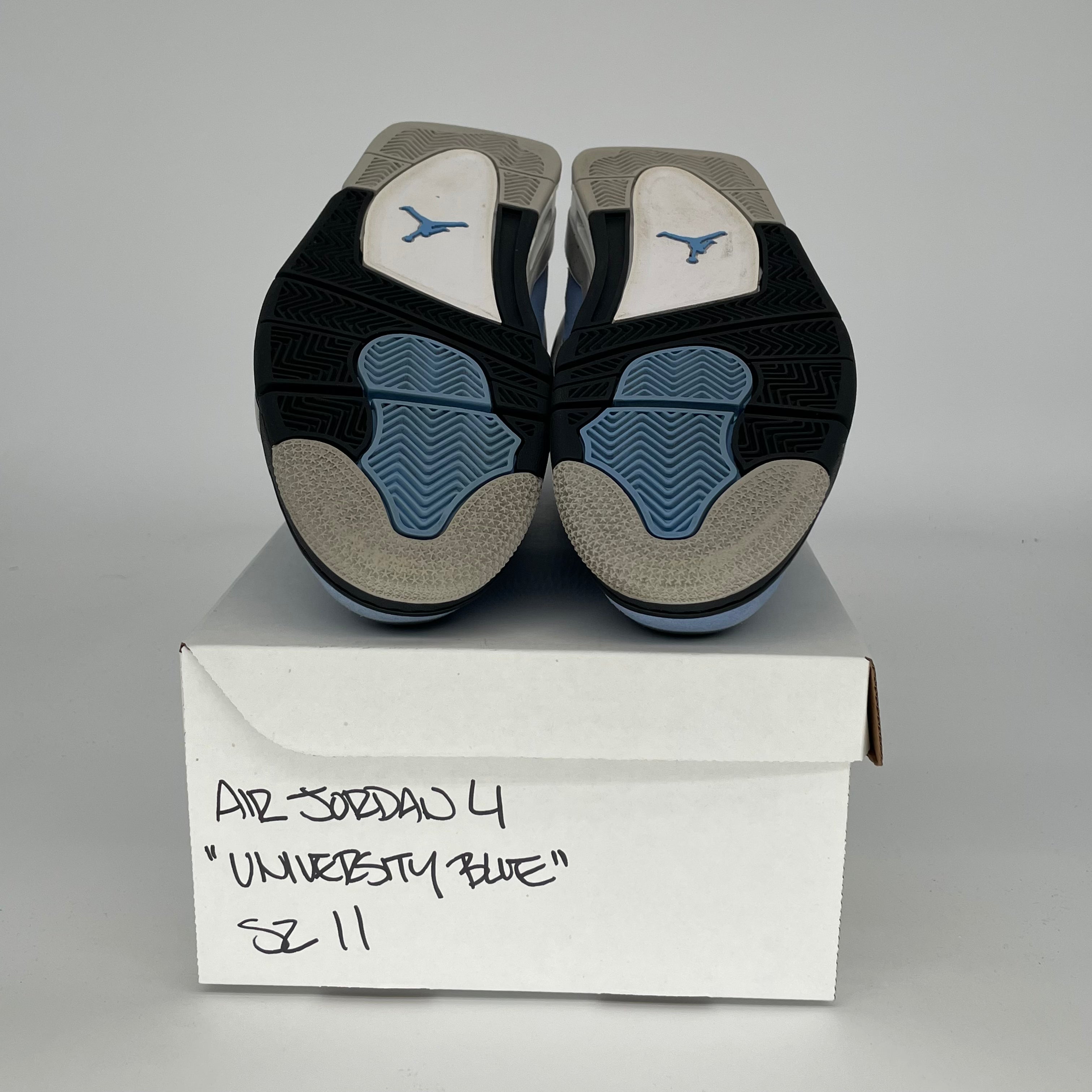 AIR JORDAN 4 RETRO UNIVERSITY BLUE MEN'S BASKETBALL SHOES SIZE 11 - CT8527-400 | Authentic Sneakers for Casual Wear, Sports & Street Fashion