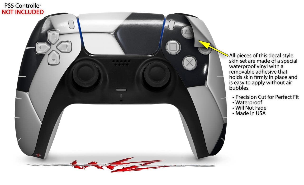 PS5 DualSense Controller Skin Wrap - Soccer Ball Design for Gaming Enthusiasts