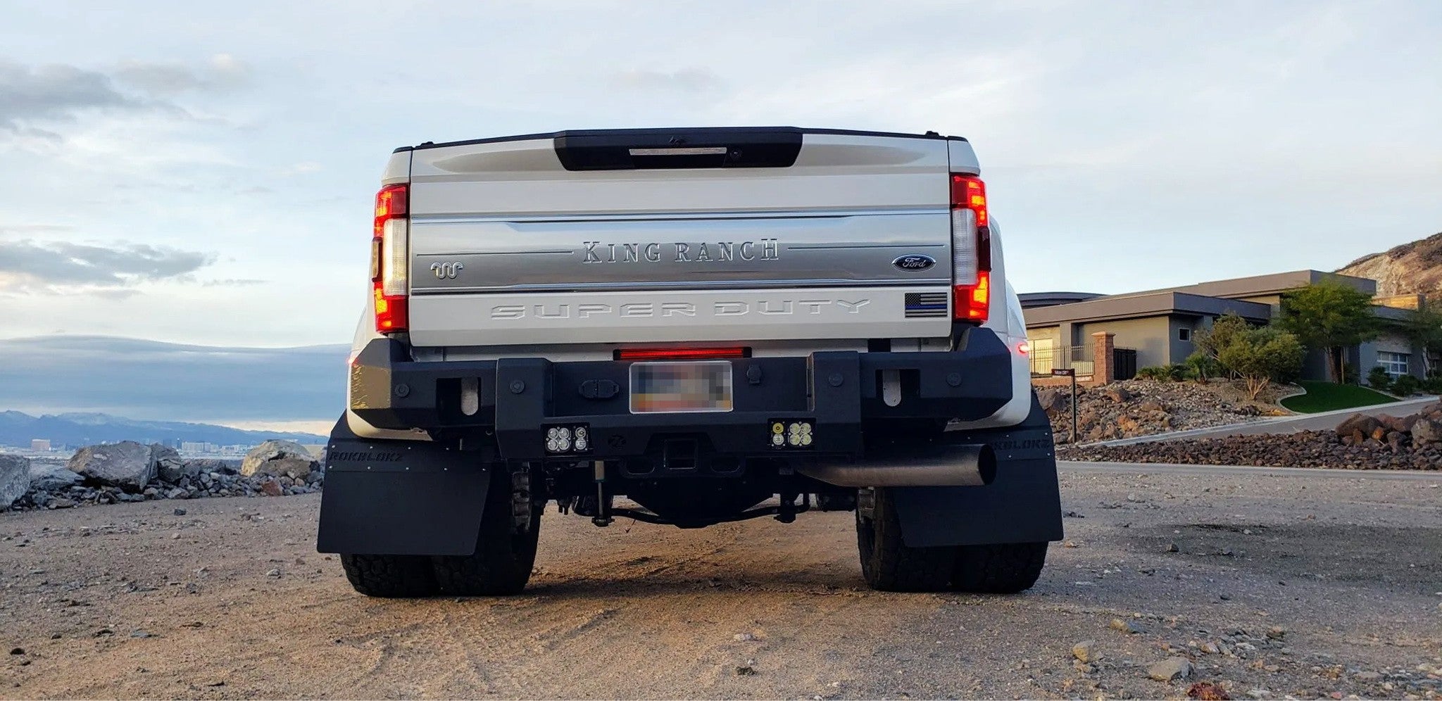 Dark Red LED Tailgate Light Bar for 2009-2016 Ford F350 F450 - Waterproof Rear ID Strip Light with Full LED Technology (Perfect for Off-Roading, Truck Customization & Nighttime Visibility)